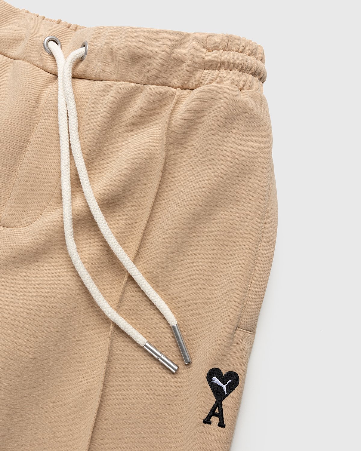 Puma x AMI - Wide Logo Pants Ginger Root - Clothing - Beige - Image 4