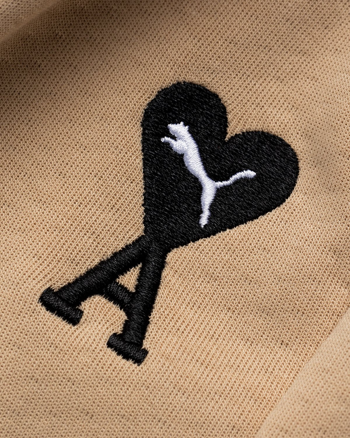 Puma x AMI - Wide Logo Pants Ginger Root - Clothing - Beige - Image 7