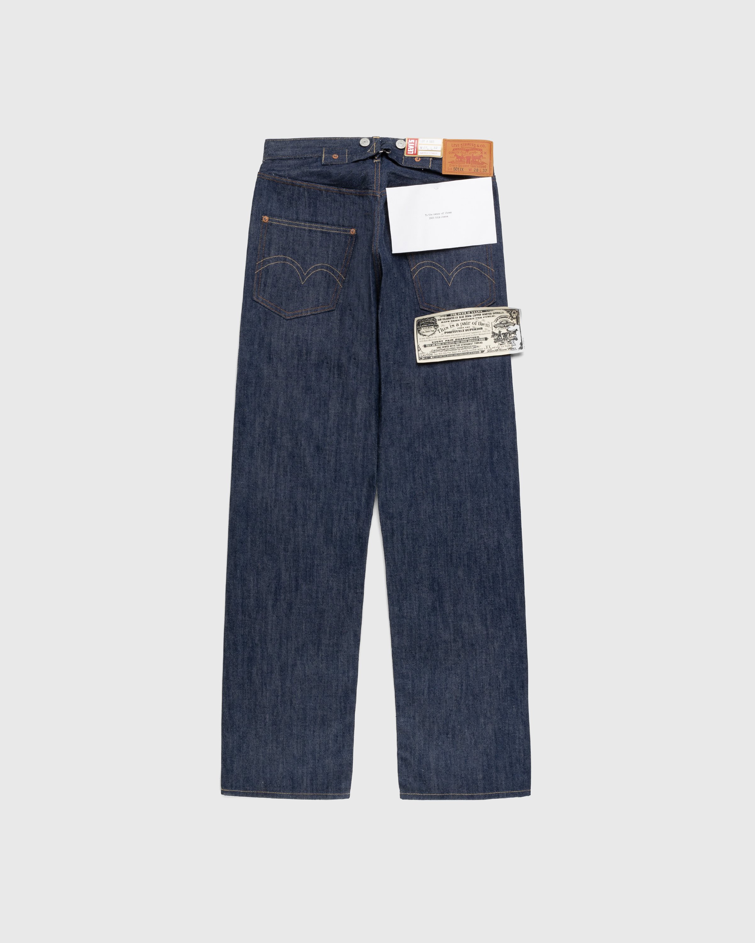 Levi's - 1922 501 Jeans Dark Indigo Flat Finish - Clothing - Blue - Image 2