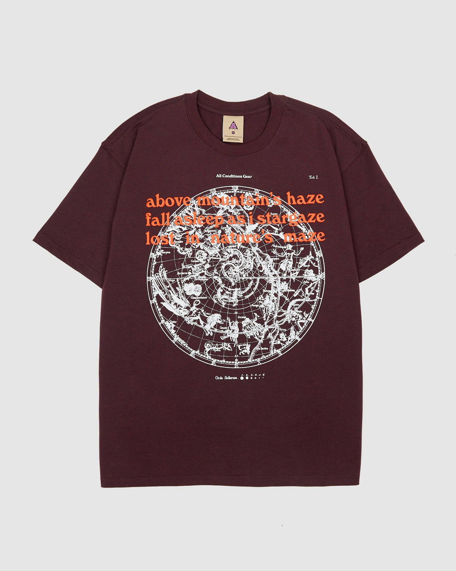 Nike ACG - Stargaze Men's T-Shirt Burgundy - Clothing - Red - Image 2