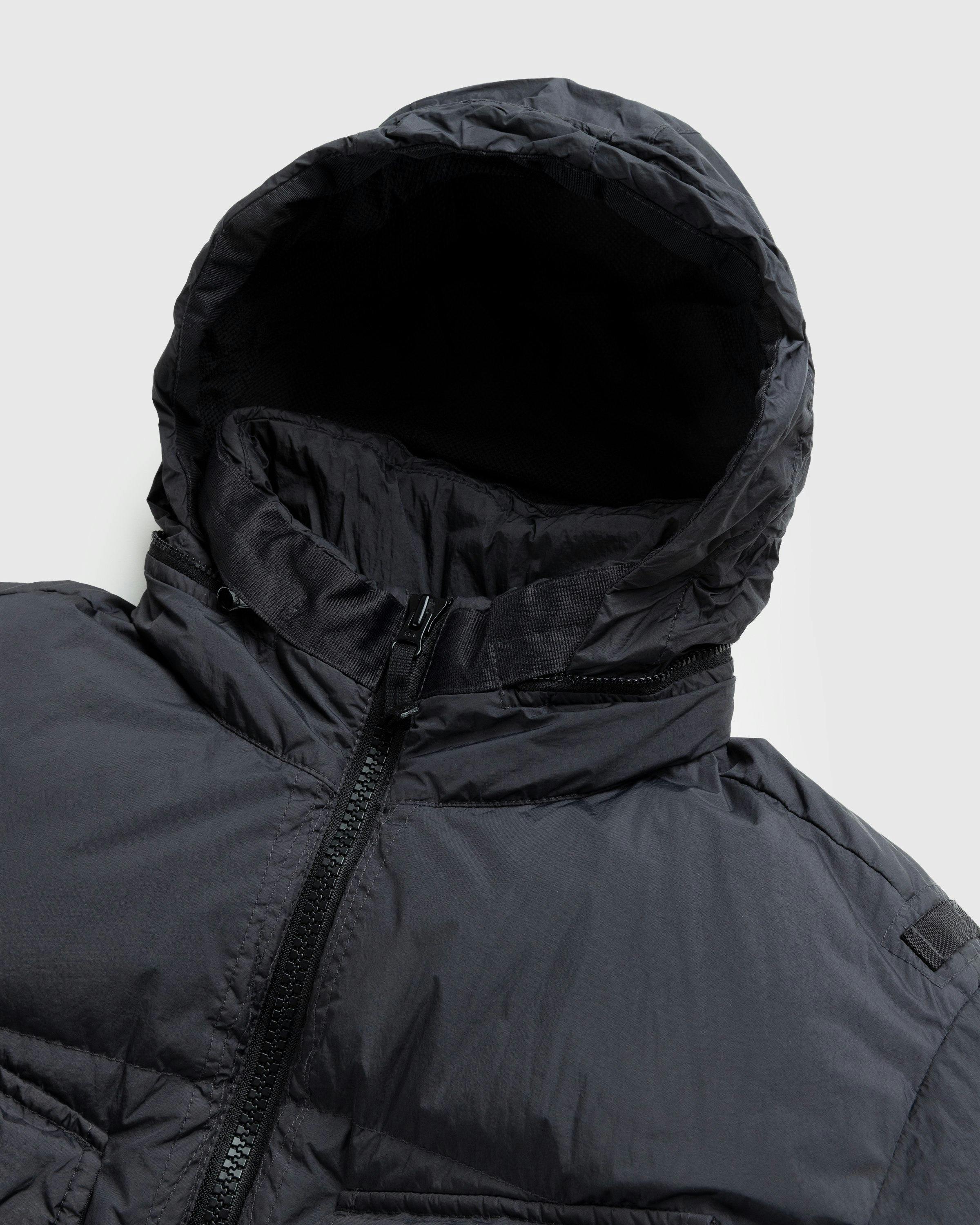 Stone Island - Garment-Dyed Crinkle Down Jacket Charcoal - Clothing - Grey - Image 3