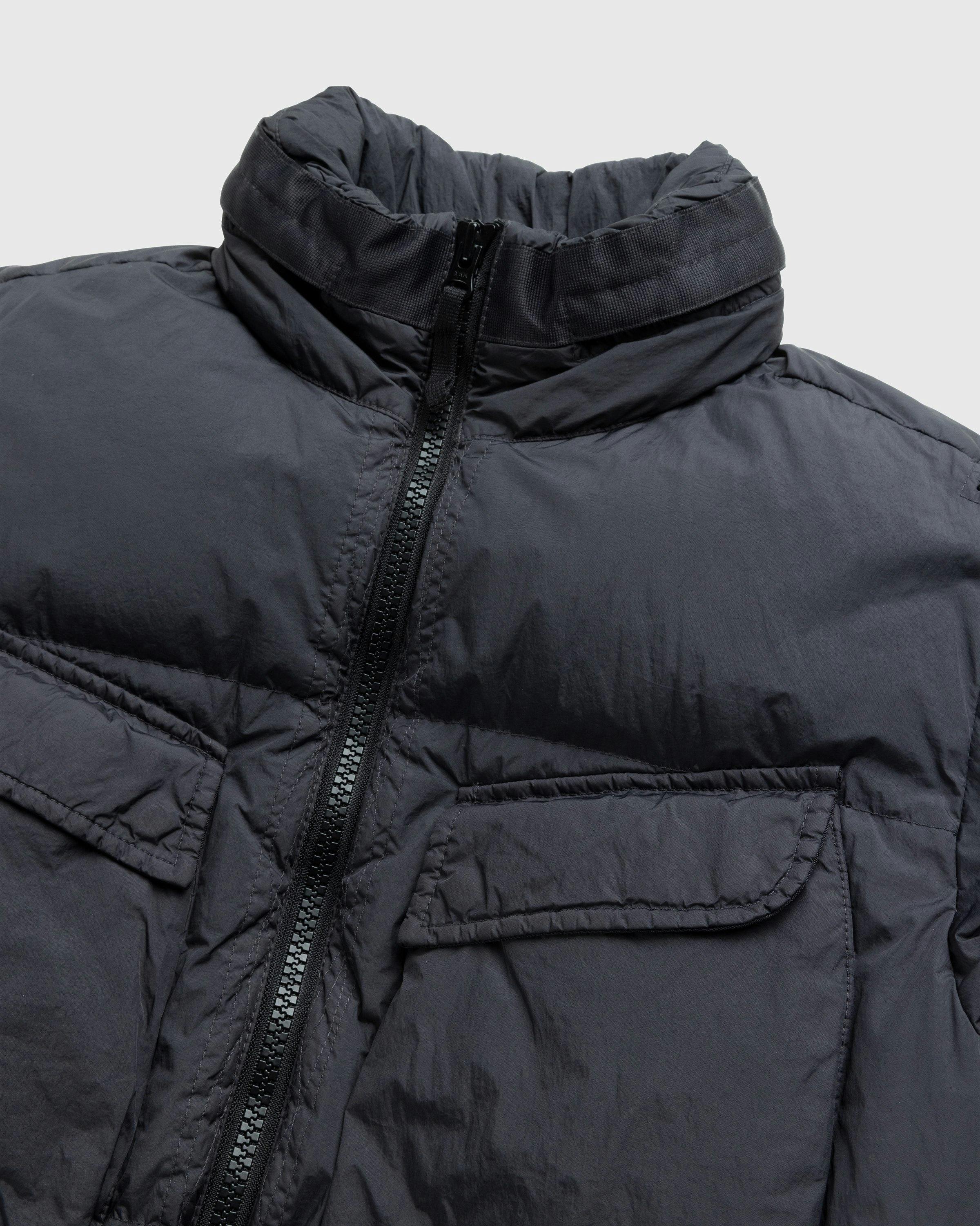 Stone Island - Garment-Dyed Crinkle Down Jacket Charcoal - Clothing - Grey - Image 6