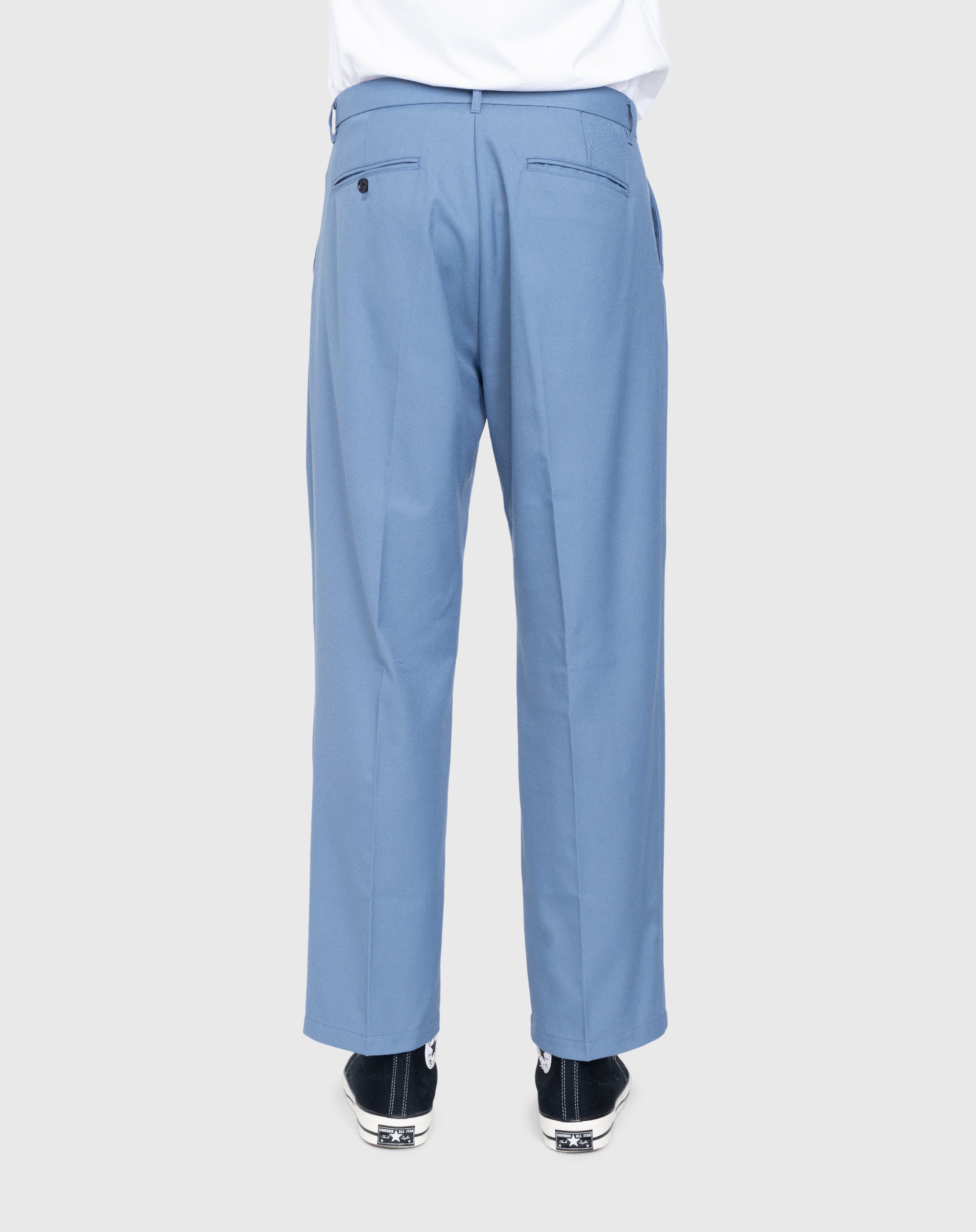 Highsnobiety - Heavy Wool Dress Pants Light Blue - Clothing - Blue - Image 3