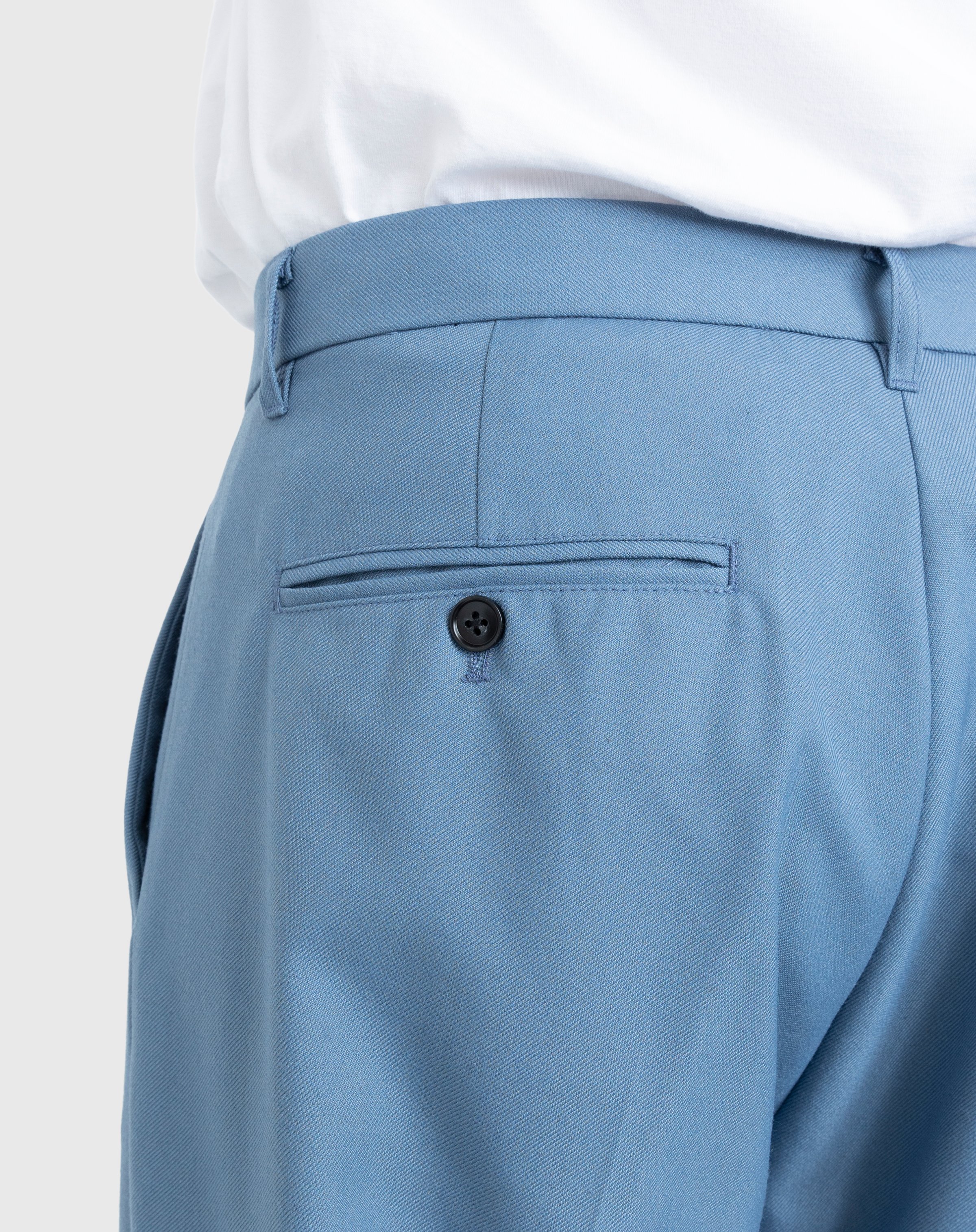 Highsnobiety - Heavy Wool Dress Pants Light Blue - Clothing - Blue - Image 5