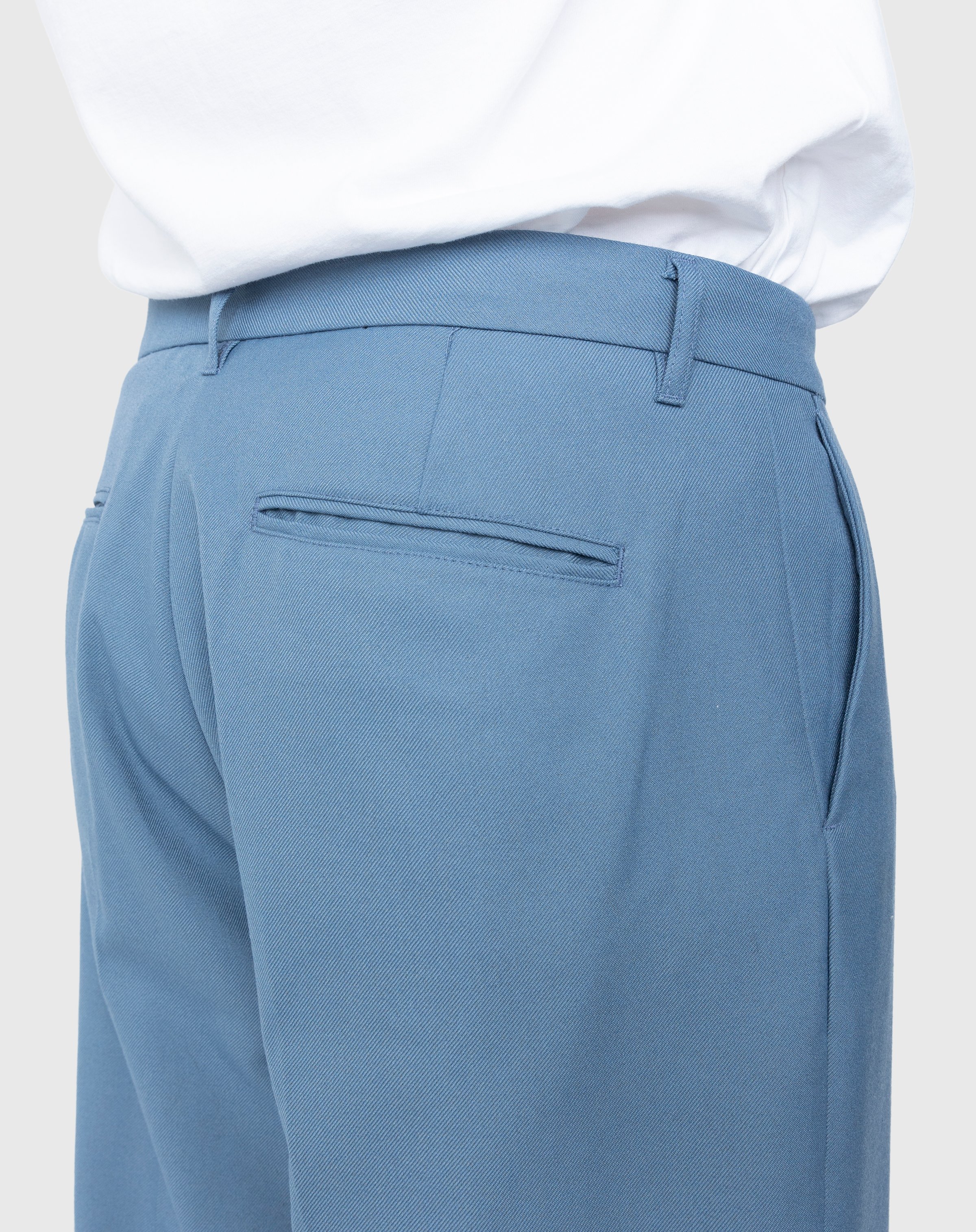 Highsnobiety - Heavy Wool Dress Pants Light Blue - Clothing - Blue - Image 6
