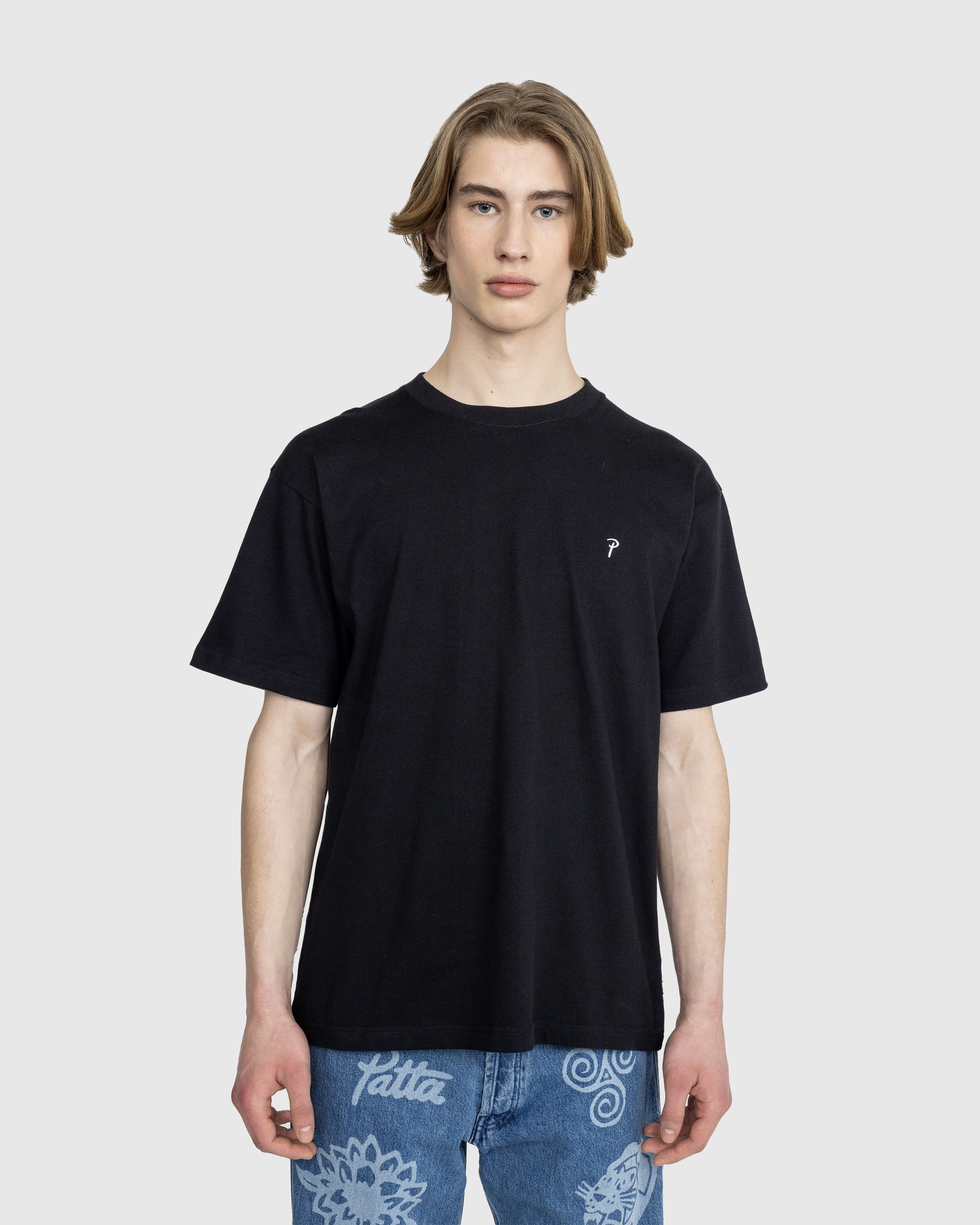 Patta - Basic Script P T-Shirt - Clothing - Black - Image 2