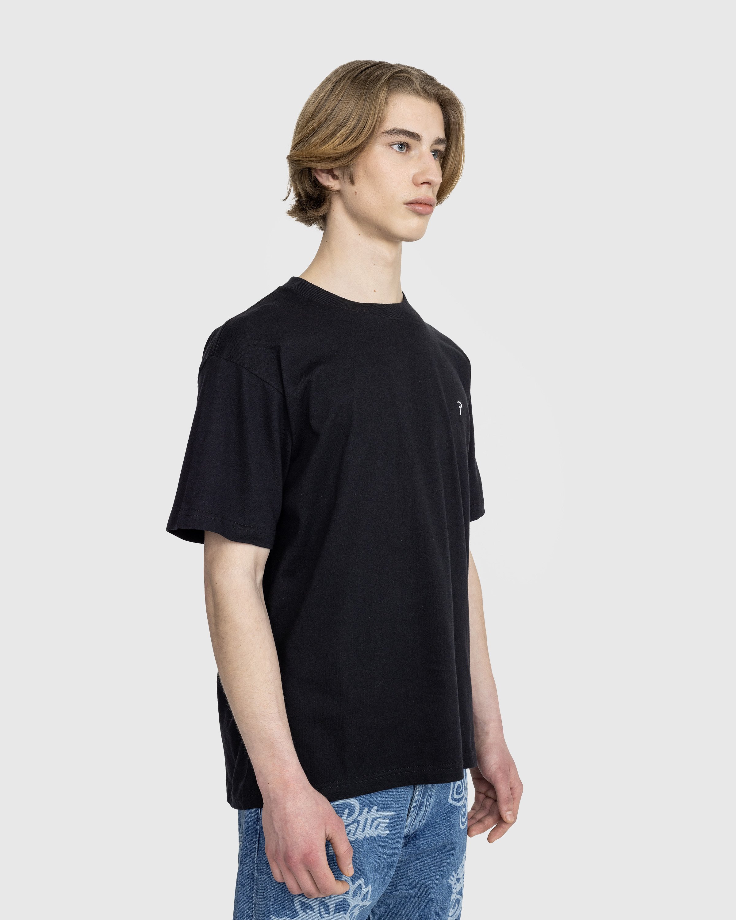 Patta - Basic Script P T-Shirt - Clothing - Black - Image 4