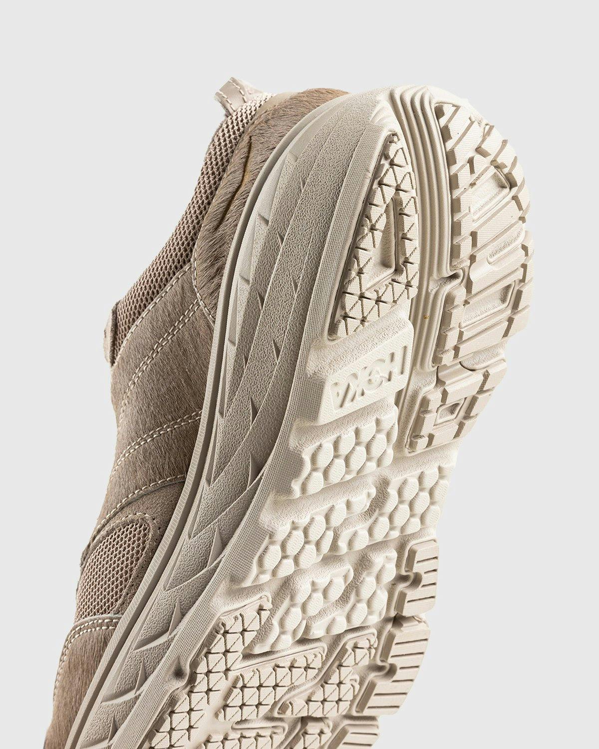 HOKA x Engineered Garments - Bondi L Simply Taupe Cow Hair - Footwear - Beige - Image 5