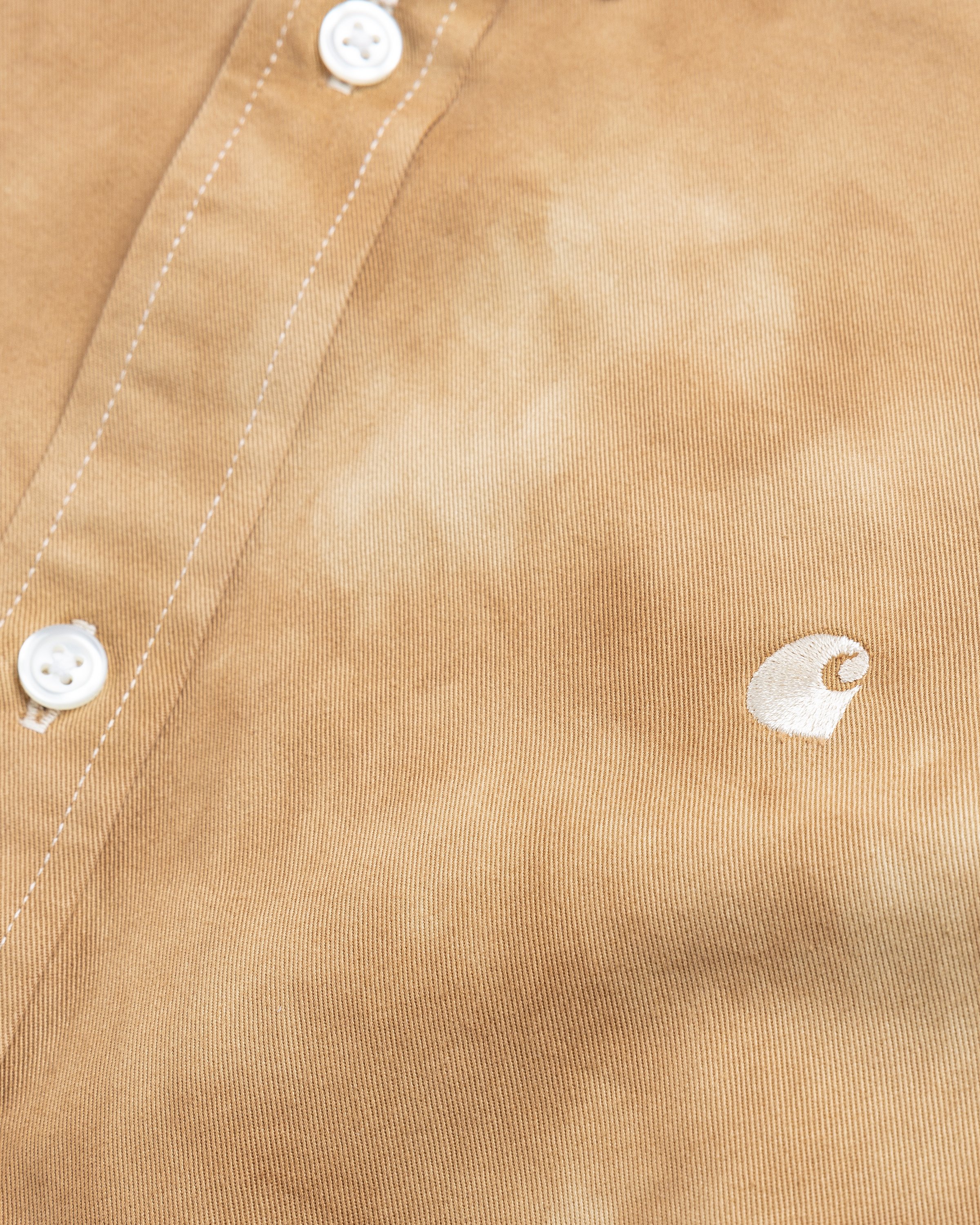 Carhartt WIP - Madison Chromo Shirt Dusty Hamilton Brown - Clothing - Brown - Image 5