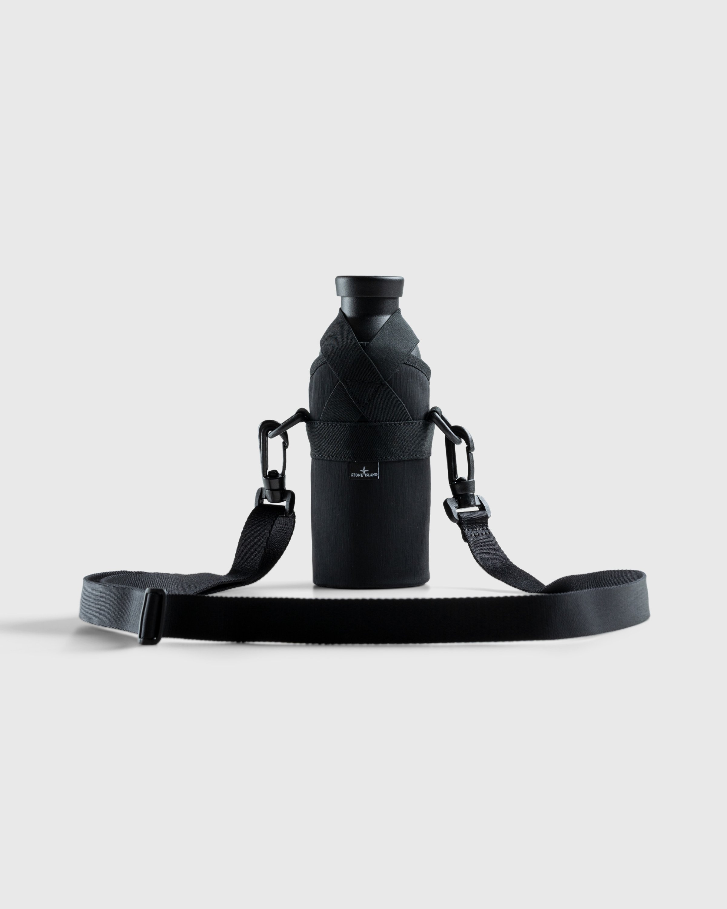Stone Island - Flask Bag With Bottle Black - Lifestyle - Black - Image 2
