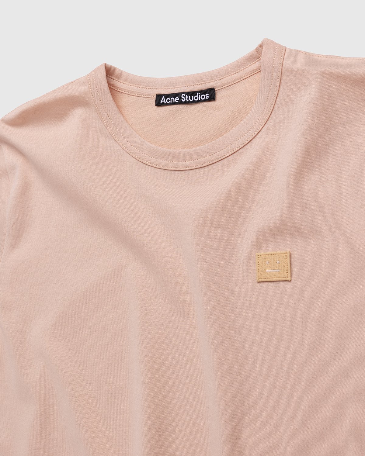 Acne Studios - Slim Fit T-Shirt Powder Pink - Clothing - Pink - Image 4