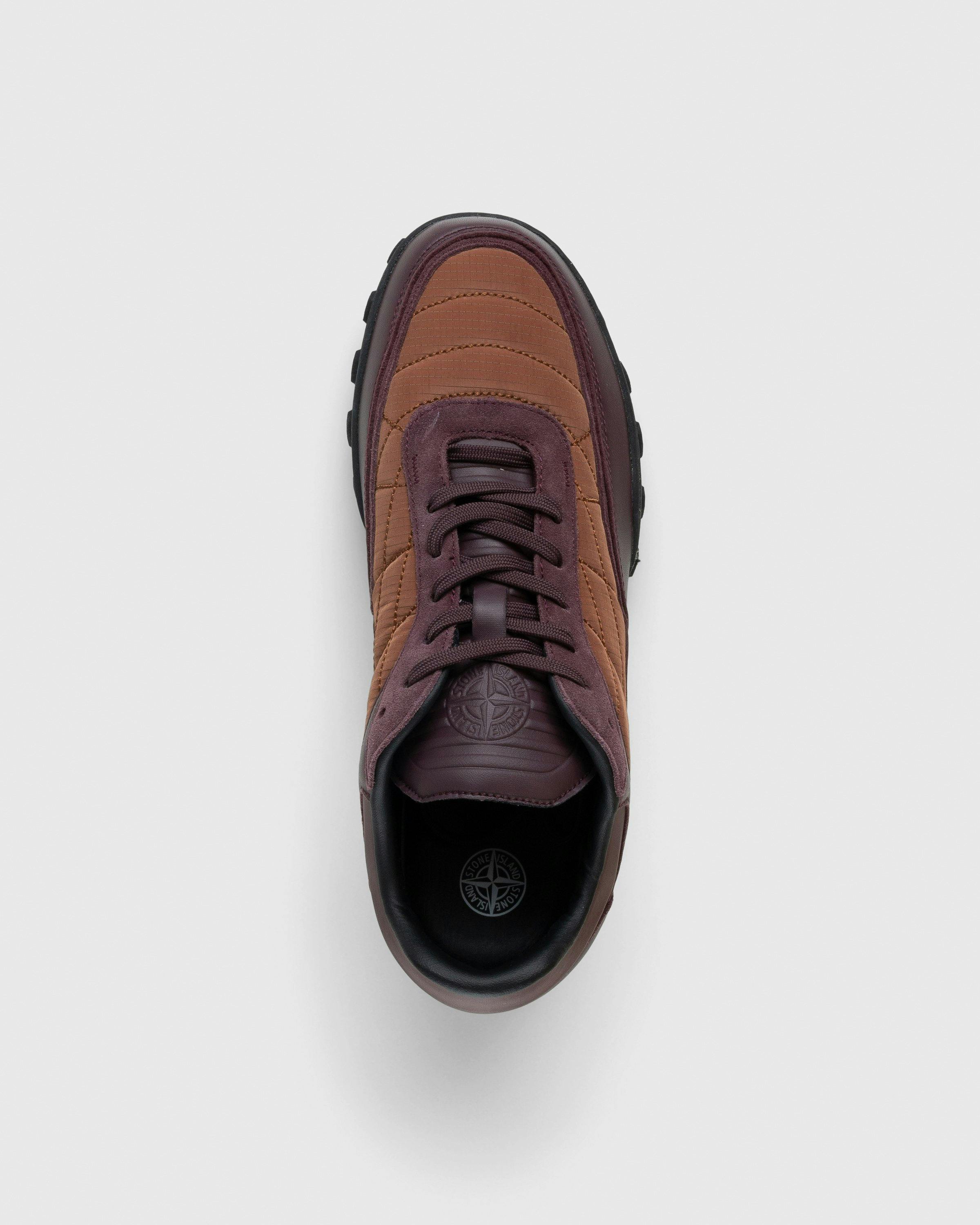 Stone Island - Football Sneaker Burgundy - Footwear - Red - Image 5