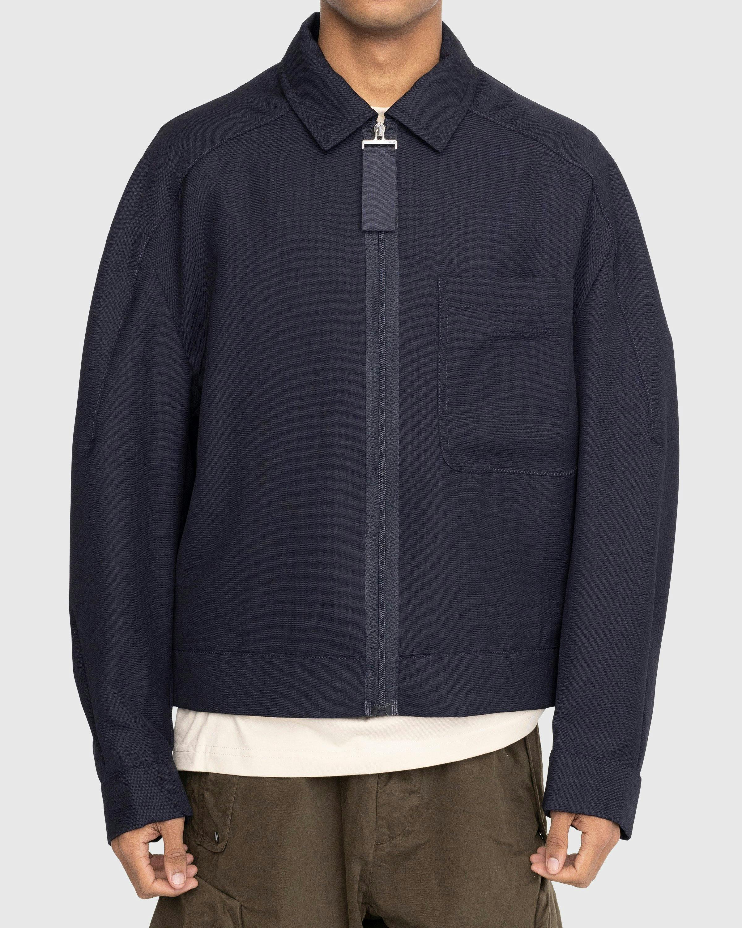 JACQUEMUS - Le Blouson Linu Navy - Clothing - Blue - Image 2