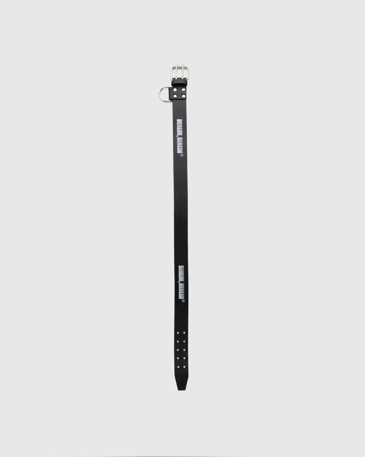 Highsnobiety x Butcherei Lindinger - Belt Black - Accessories - Black - Image 2