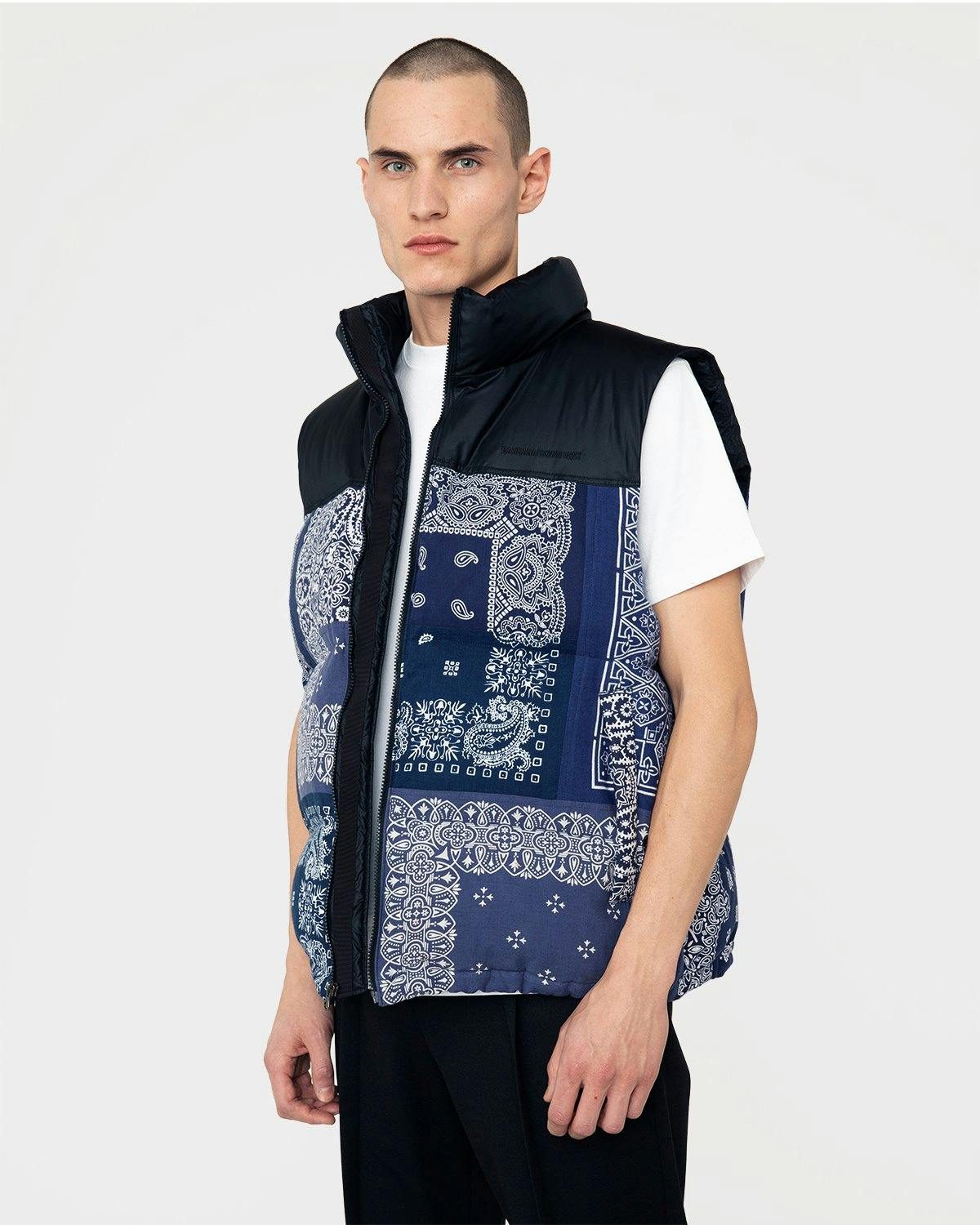 Miyagihidetaka - Bandana Vest Navy - Clothing - Blue - Image 6