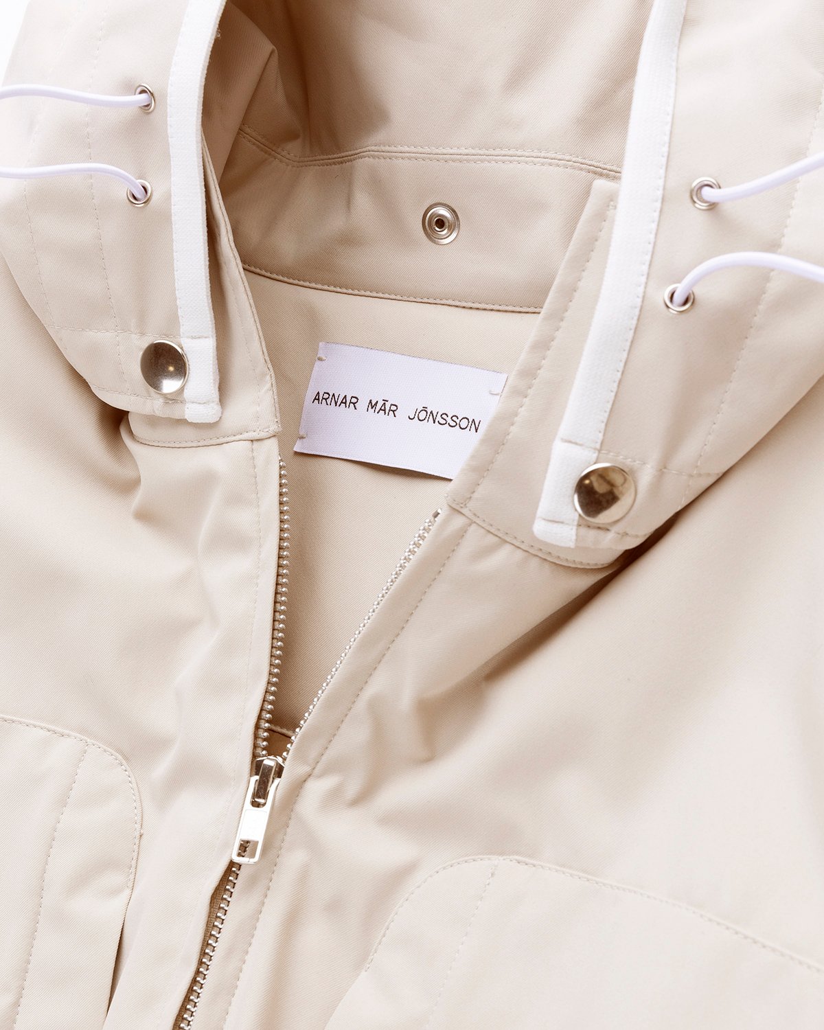 Arnar Mar Jonsson - Sympatex Patch Pocket Outerwear Jacket Beige - Clothing - Beige - Image 6