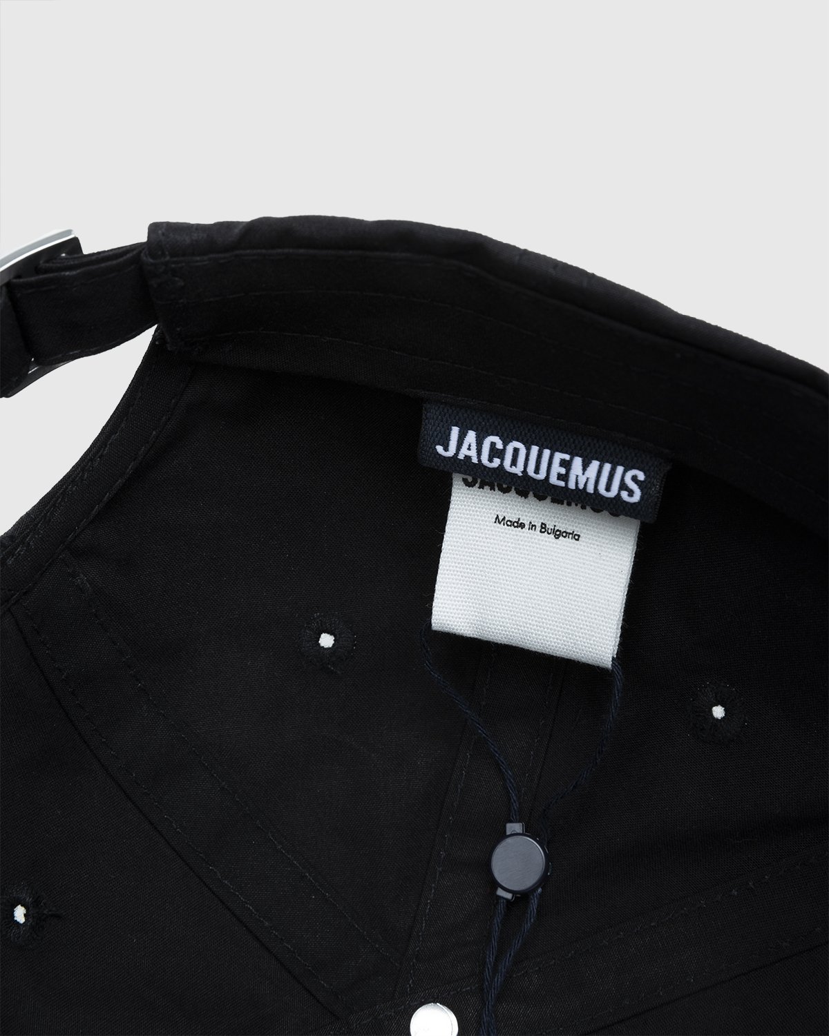 JACQUEMUS - La Casquette Jacquemus Black - Accessories - Black - Image 6