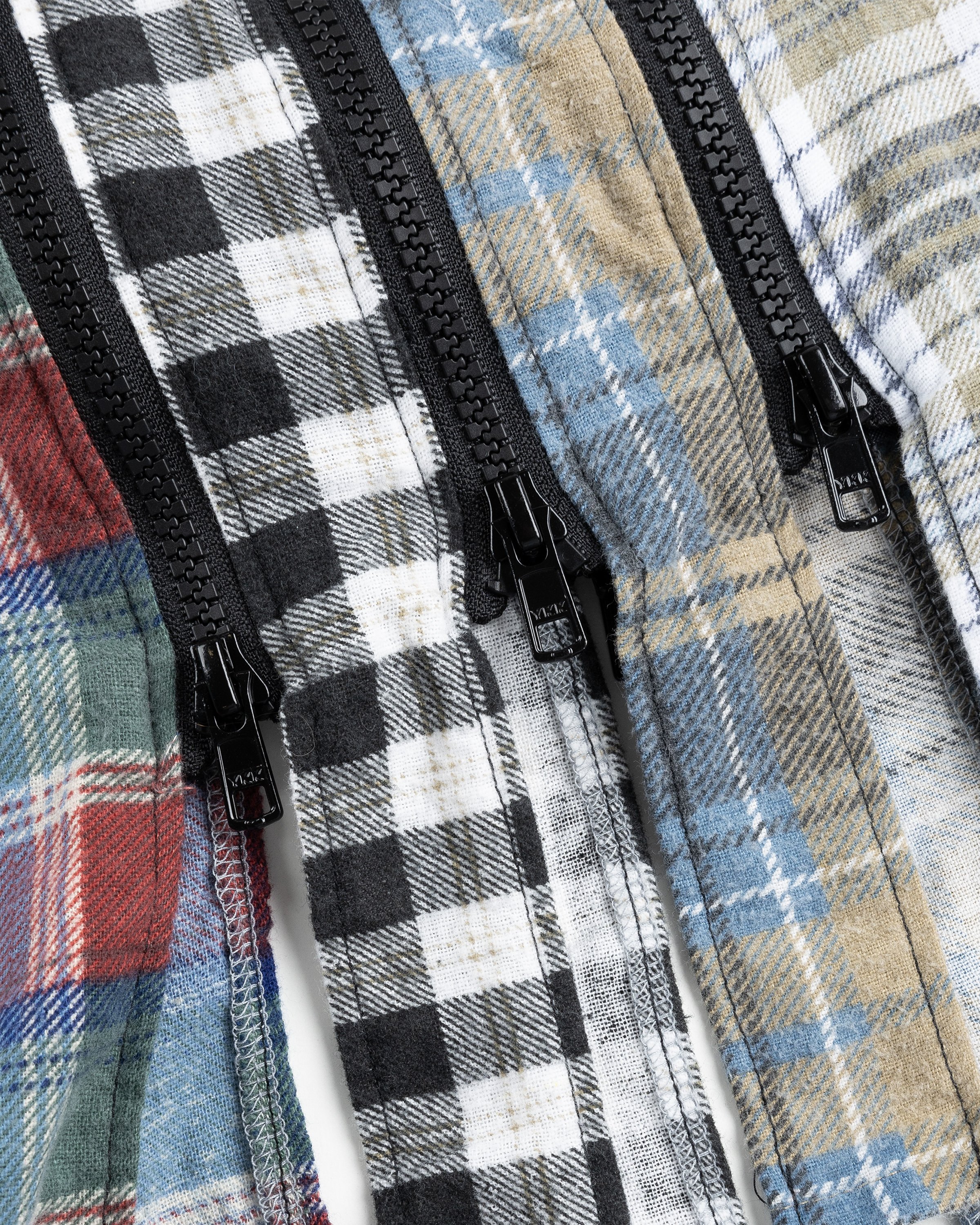 Needles - Flannel Shirt -> 7 Cuts Zipped Wide Shirt - Clothing - Multi - Image 7