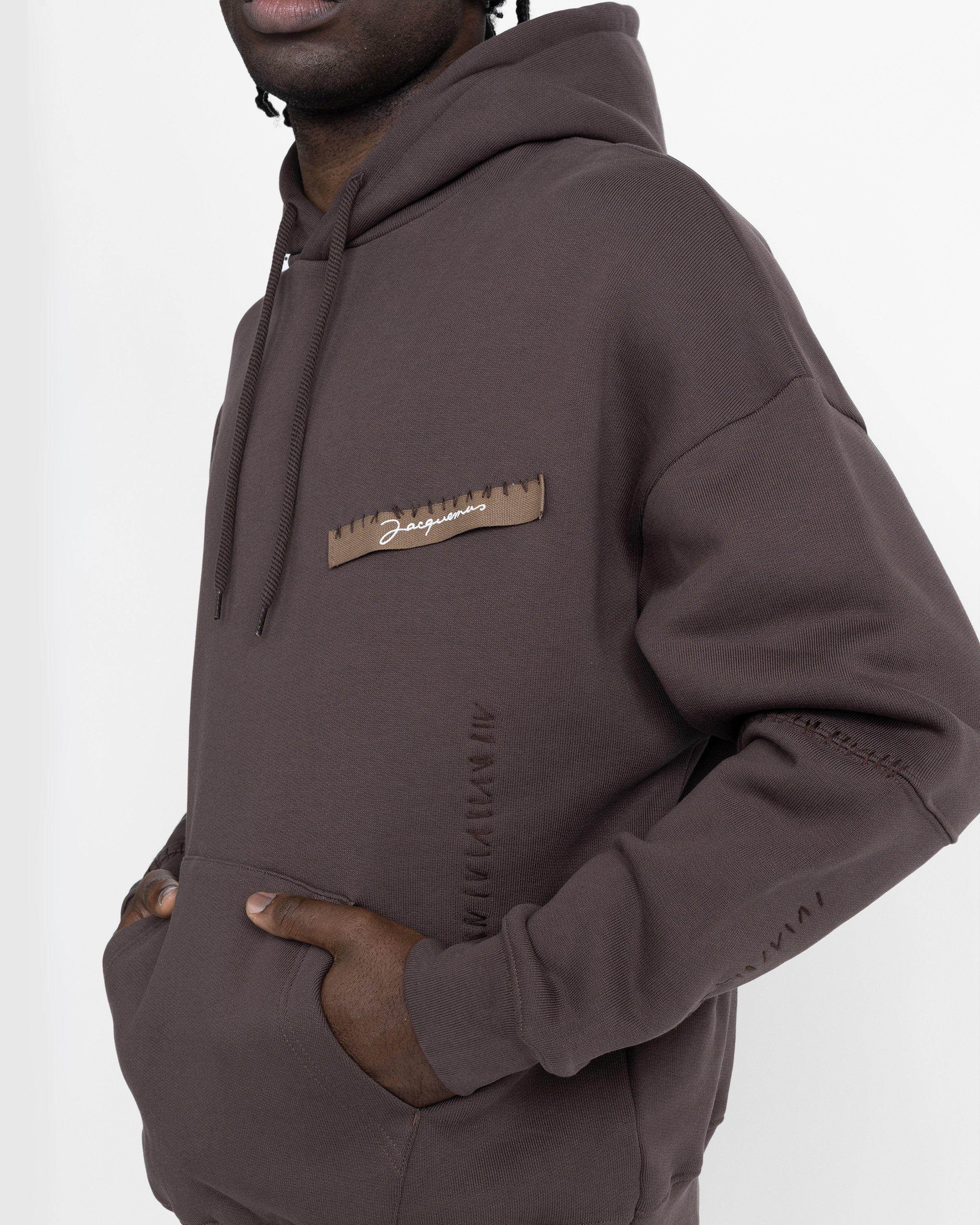 JACQUEMUS - Le Sweatshirt Gasta Brown - Clothing - Brown - Image 5