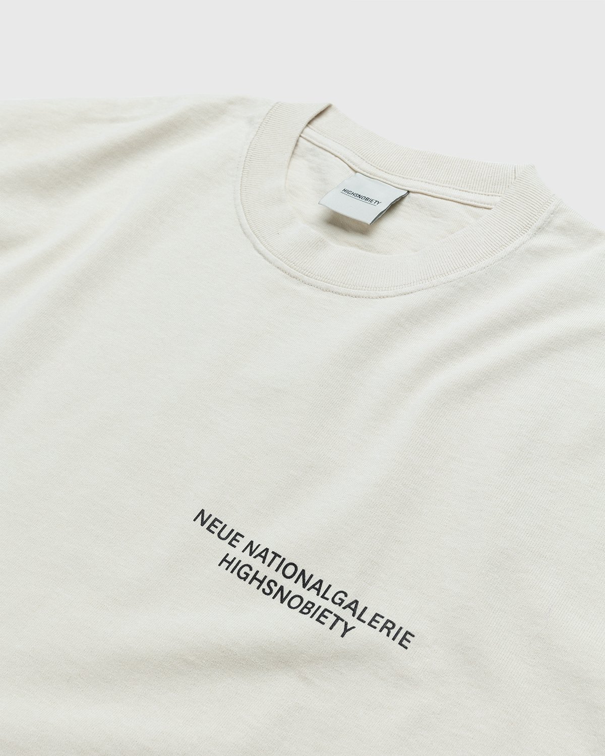 Highsnobiety - Neue National Galerie T-Shirt Eggshell - Clothing - Beige - Image 3