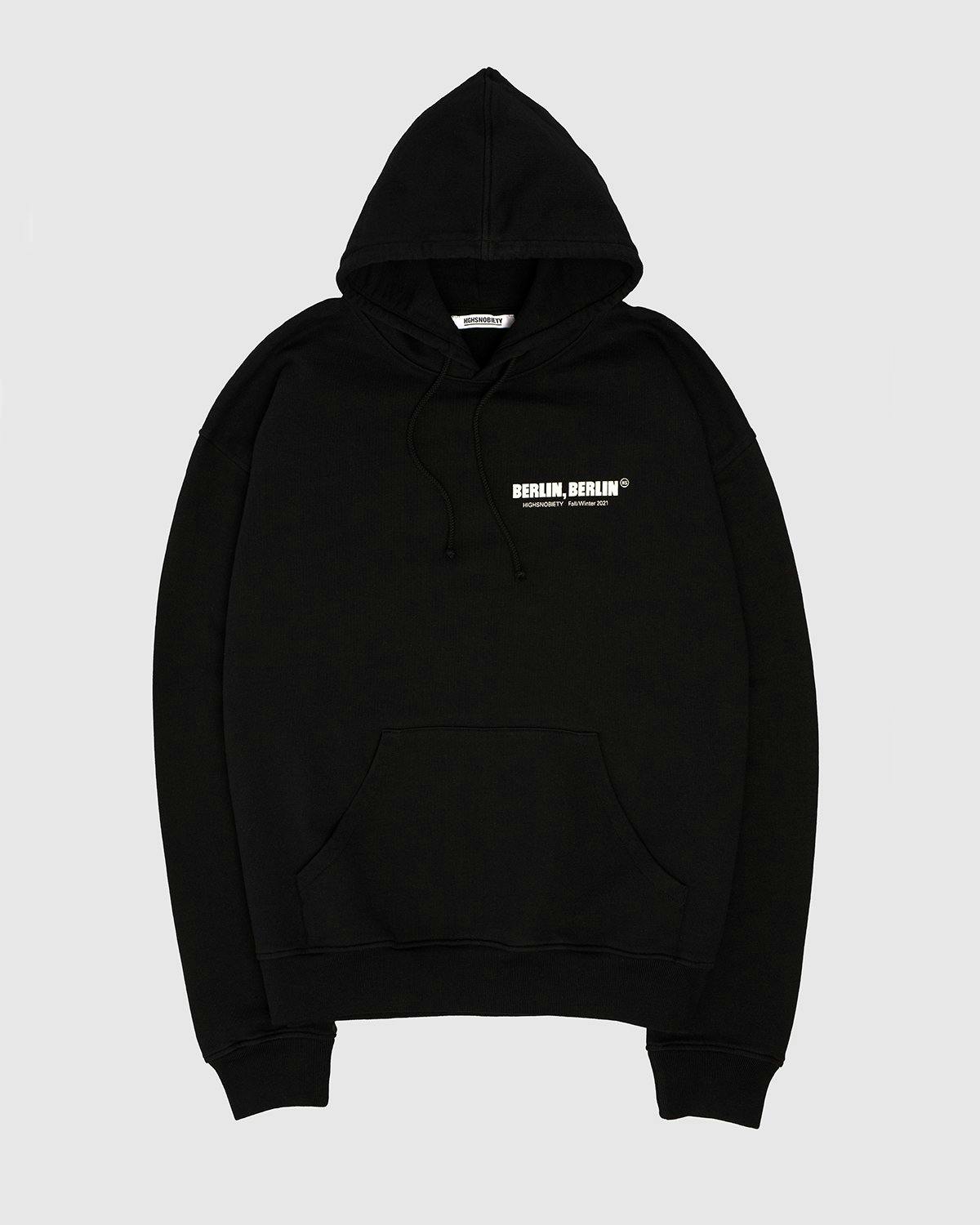 Highsnobiety - Berlin, Berlin Hoodie Black - Clothing - Black - Image 2