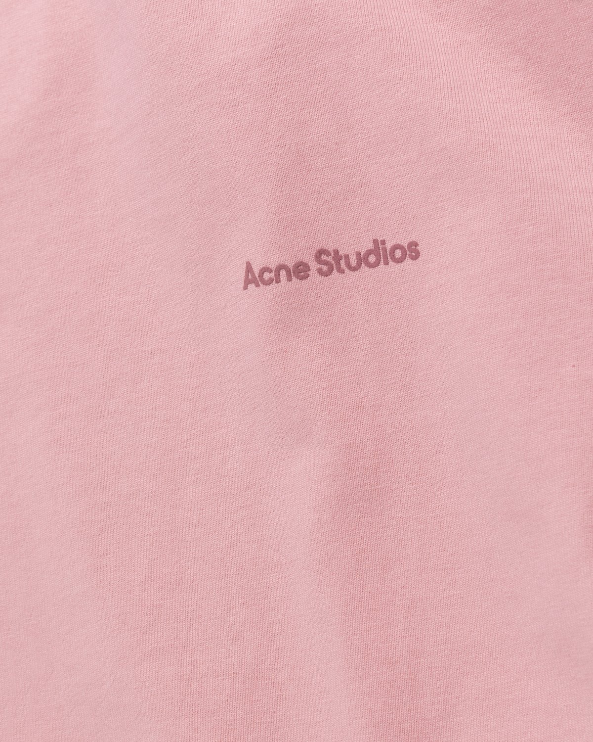 Acne Studios - Logo T-Shirt Pink - Clothing - Pink - Image 4