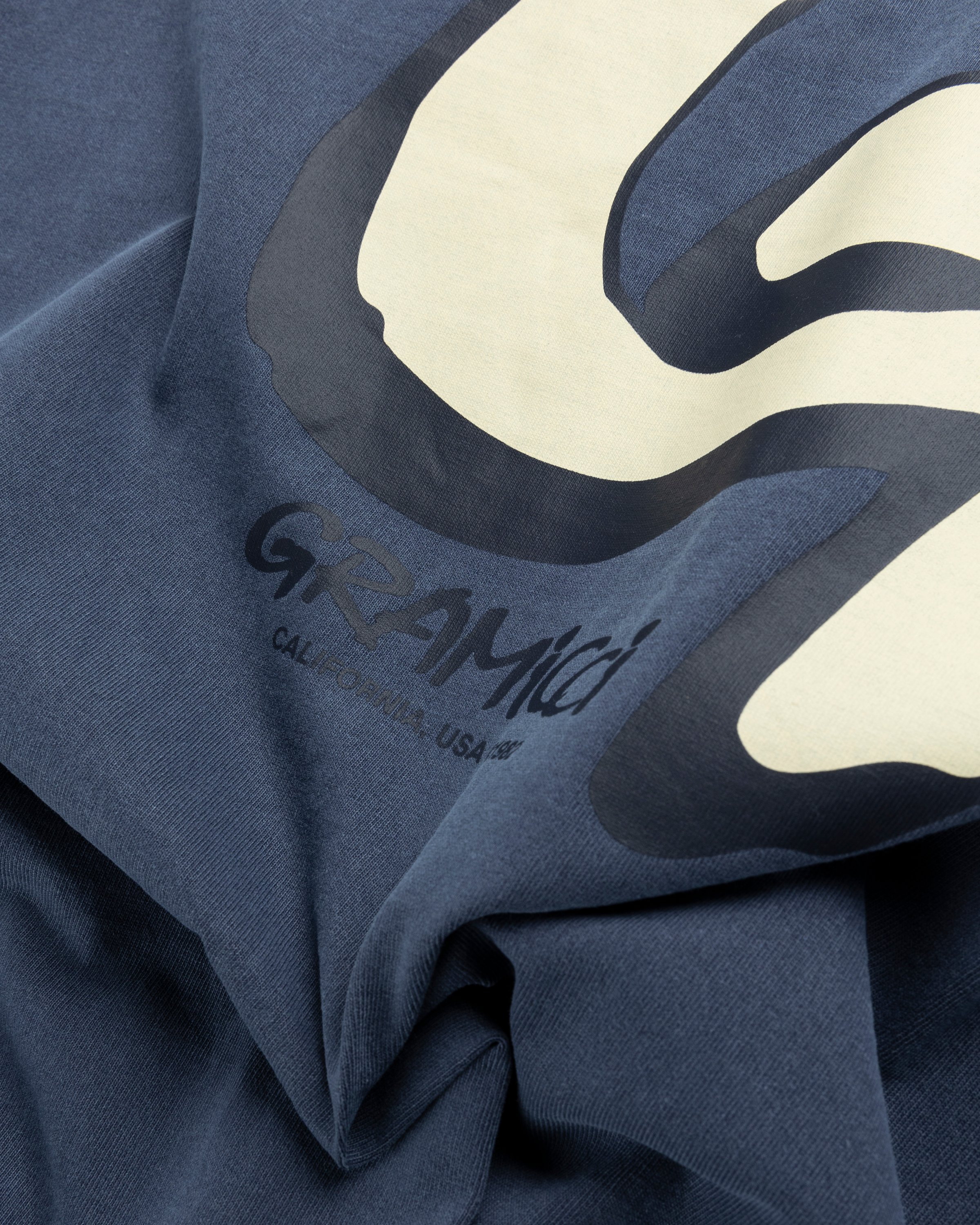 Gramicci - Big G-Logo Tee Navy Pigment - Clothing - Blue - Image 4