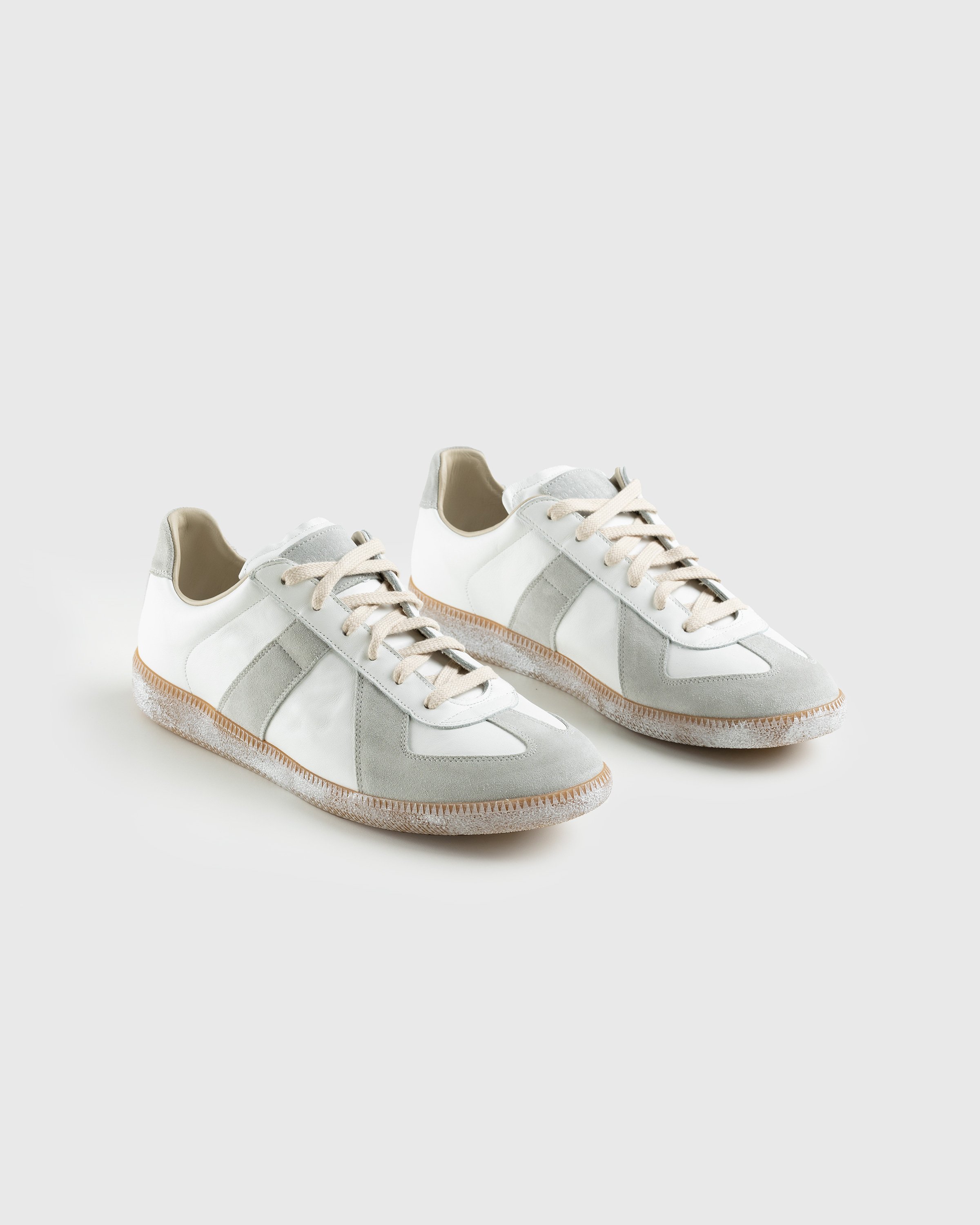 Maison Margiela - Replica Low Top All White - Footwear - Beige - Image 3