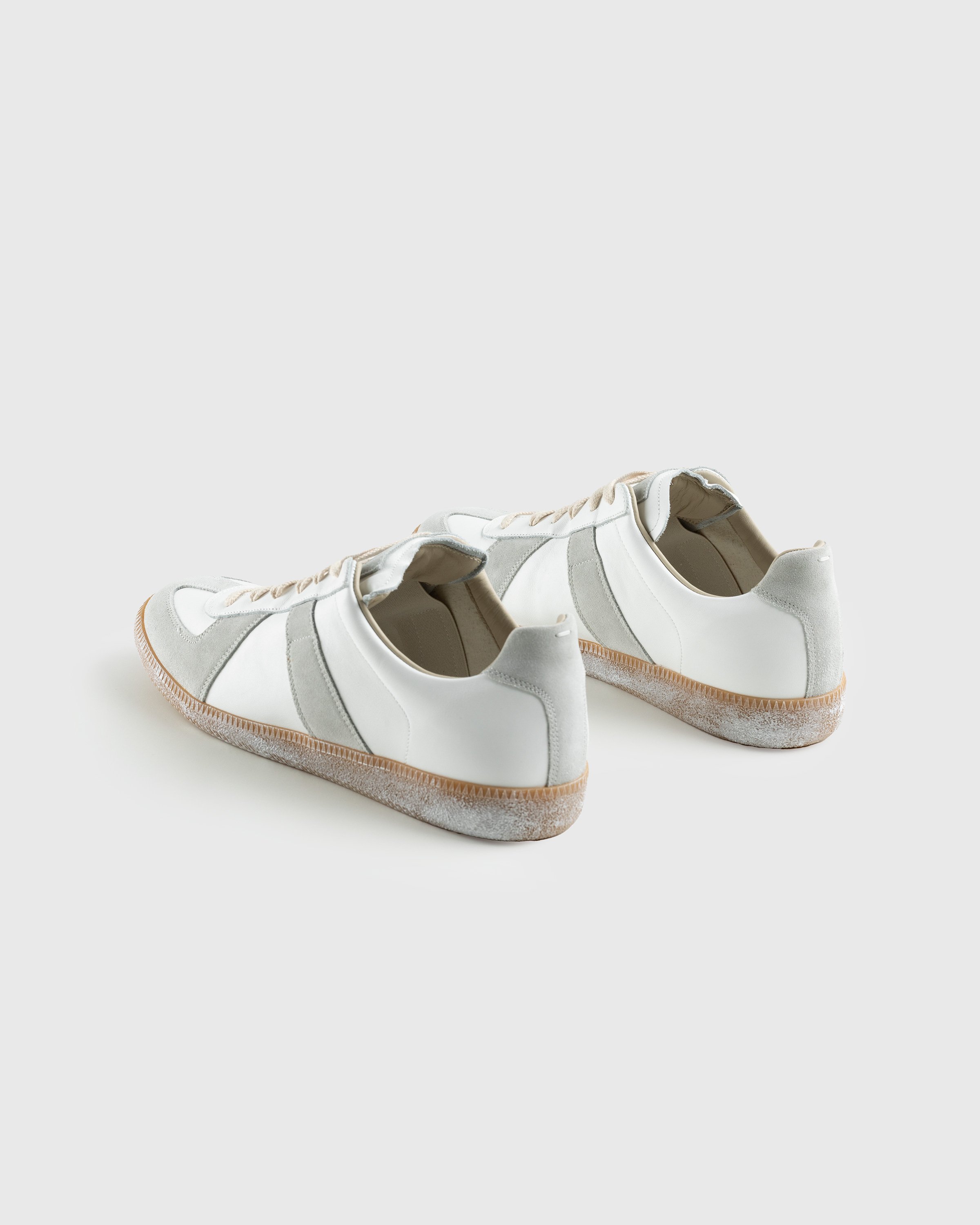 Maison Margiela - Replica Low Top All White - Footwear - Beige - Image 4