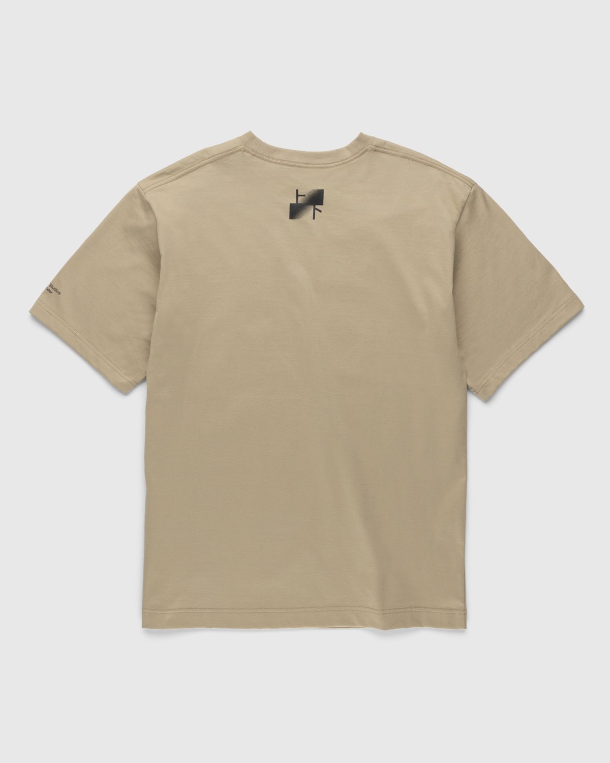And Wander - Up Down Graphic LS Tee Beige - Clothing - Beige - Image 2