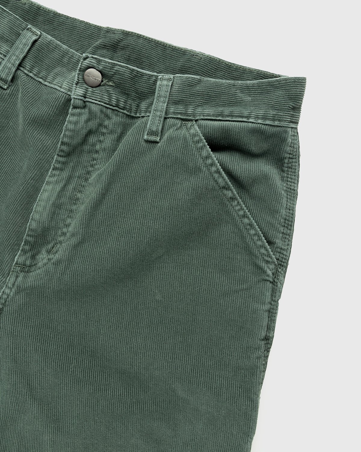 Carhartt WIP - Single Knee Pant Hemlock Green Stone Wash - Clothing - Green - Image 4