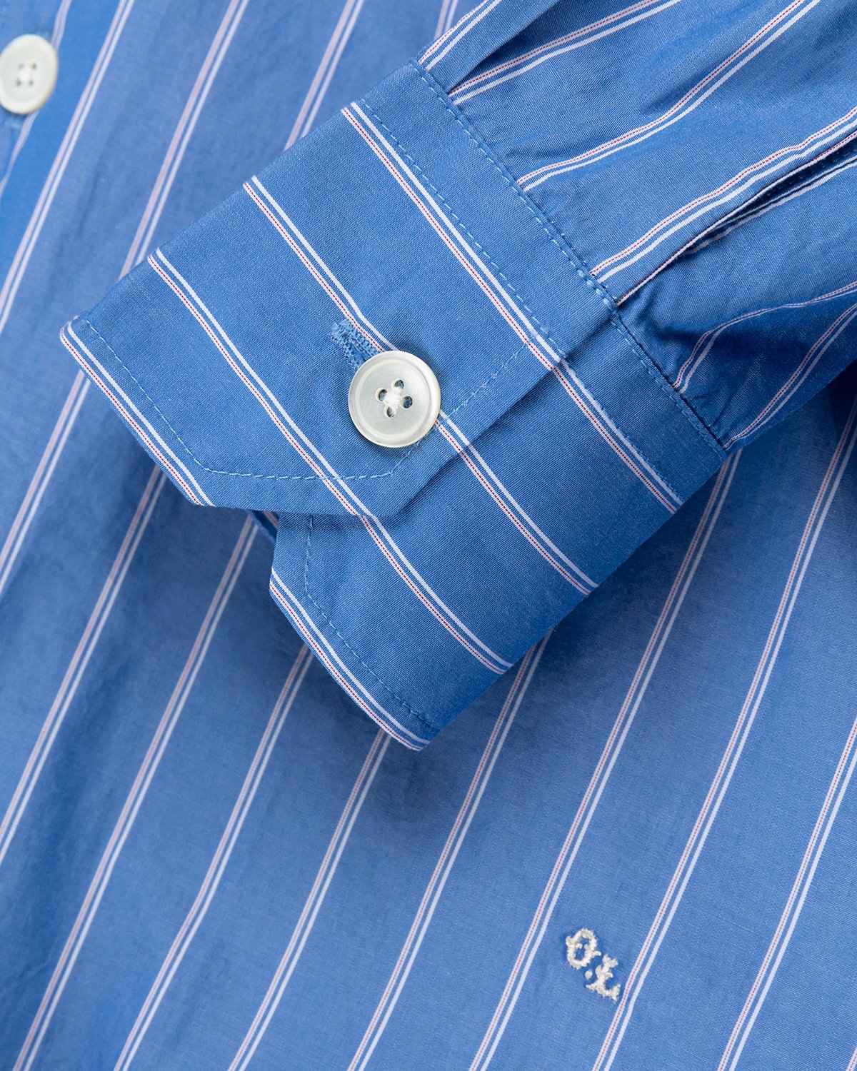 Our Legacy - Borrowed Shirt Blue/White Classic Stripe - Clothing - Blue - Image 6