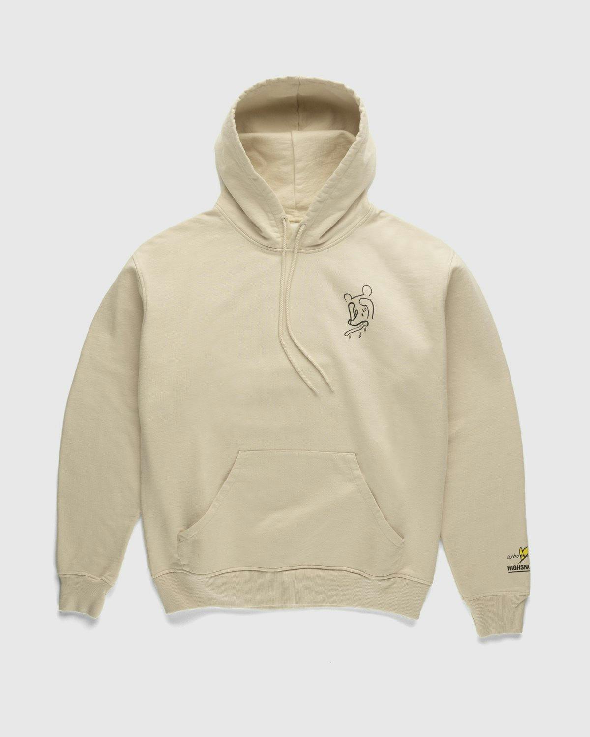 Simon Fujiwara x Highsnobiety - Who The Baer Hoodie Eggshell - Clothing - Beige - Image 2