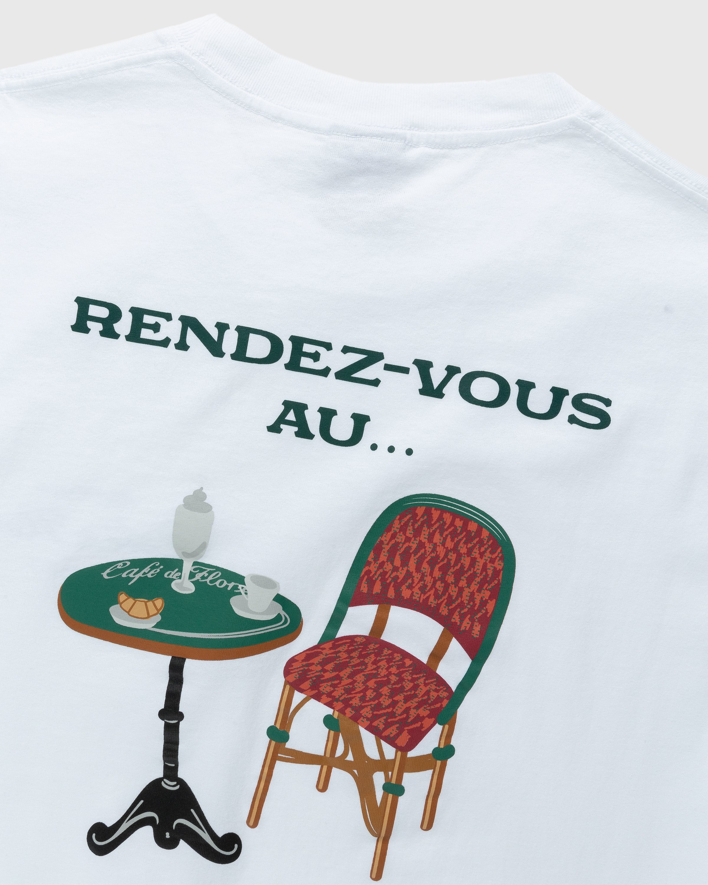 Café de Flore x Highsnobiety - Not In Paris 4 Rendez-vous Au T-Shirt White - Clothing - White - Image 5