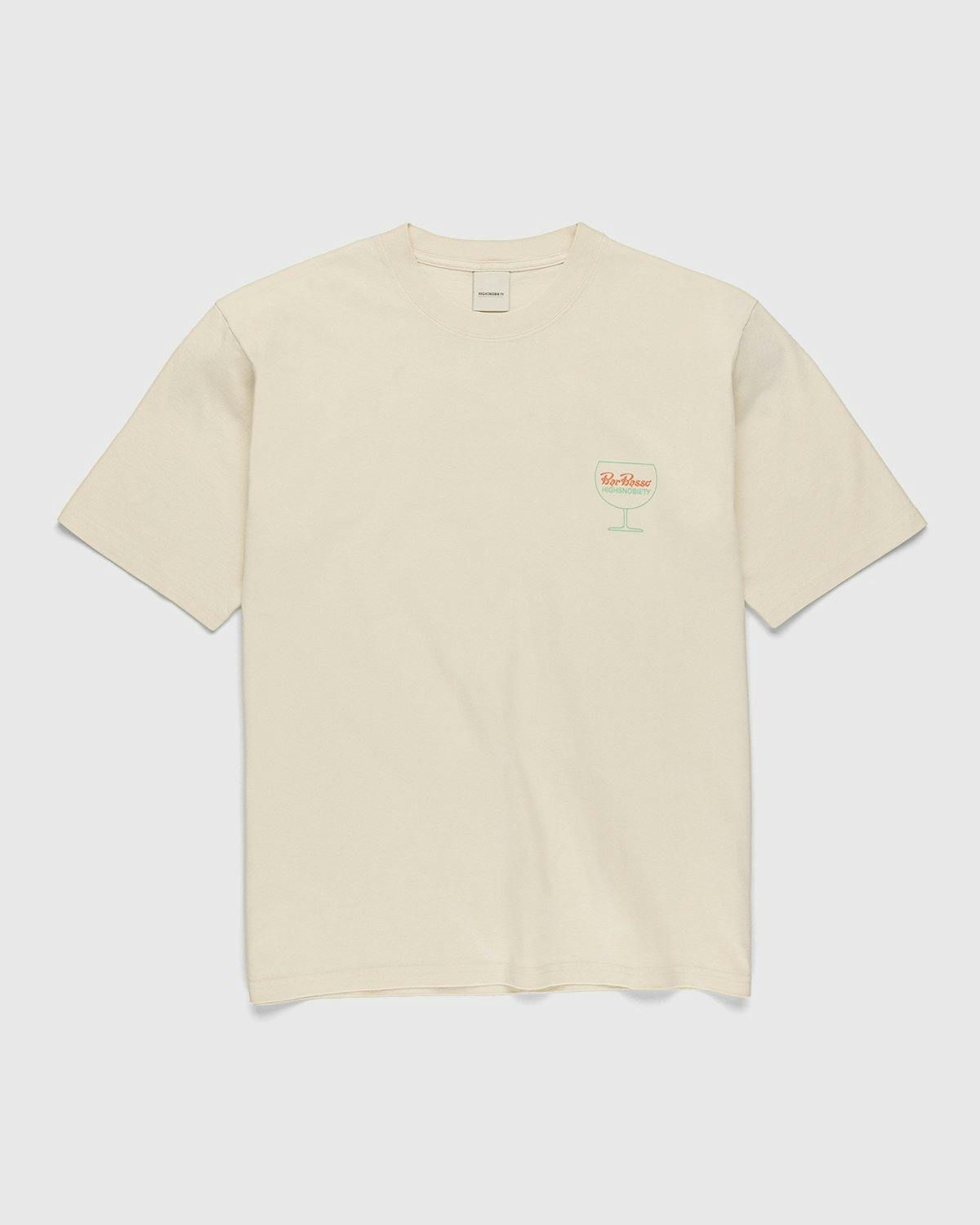 Bar Basso x Highsnobiety - Logo T-Shirt Eggshell - Clothing - Beige - Image 2