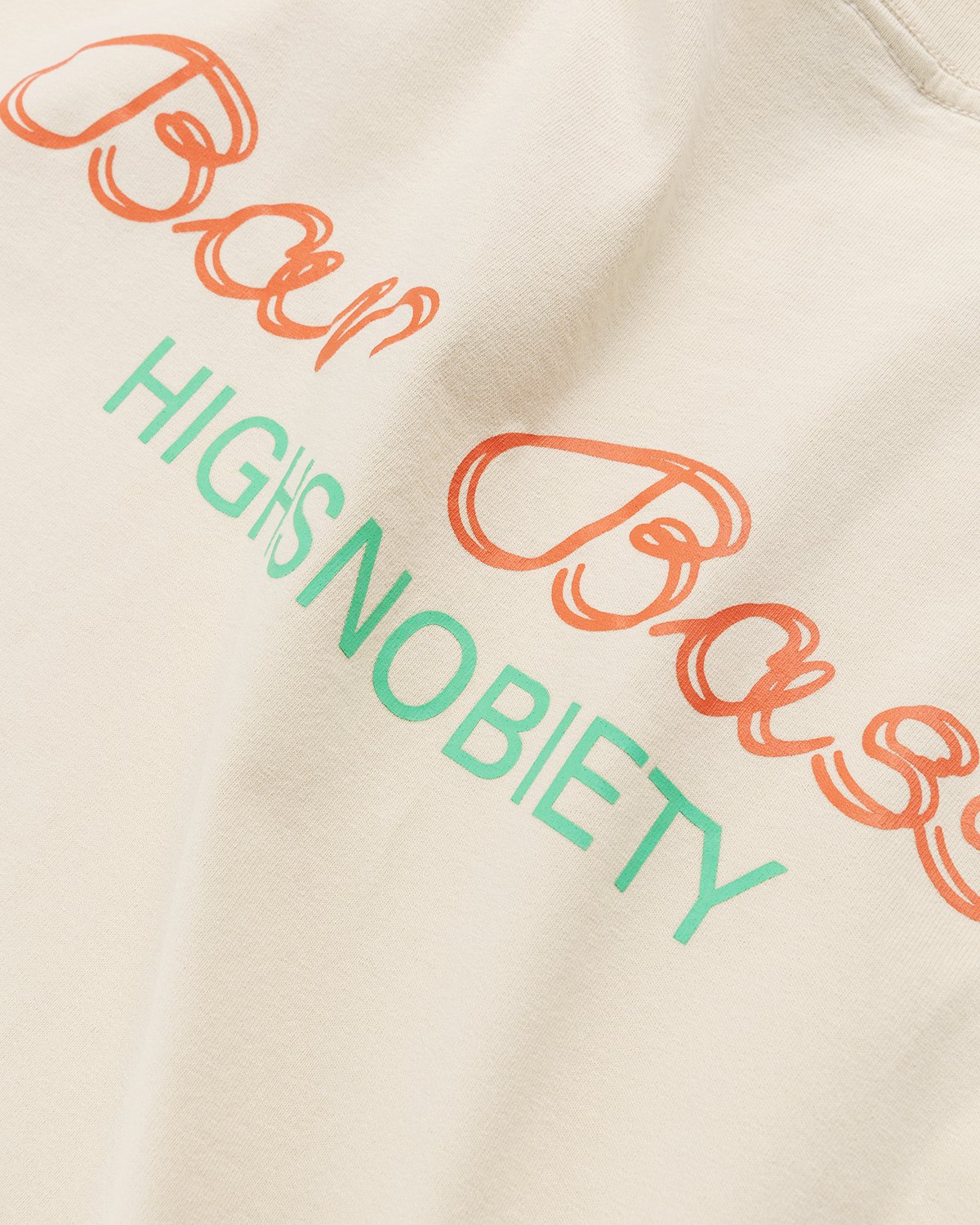 Bar Basso x Highsnobiety - Logo T-Shirt Eggshell - Clothing - Beige - Image 6