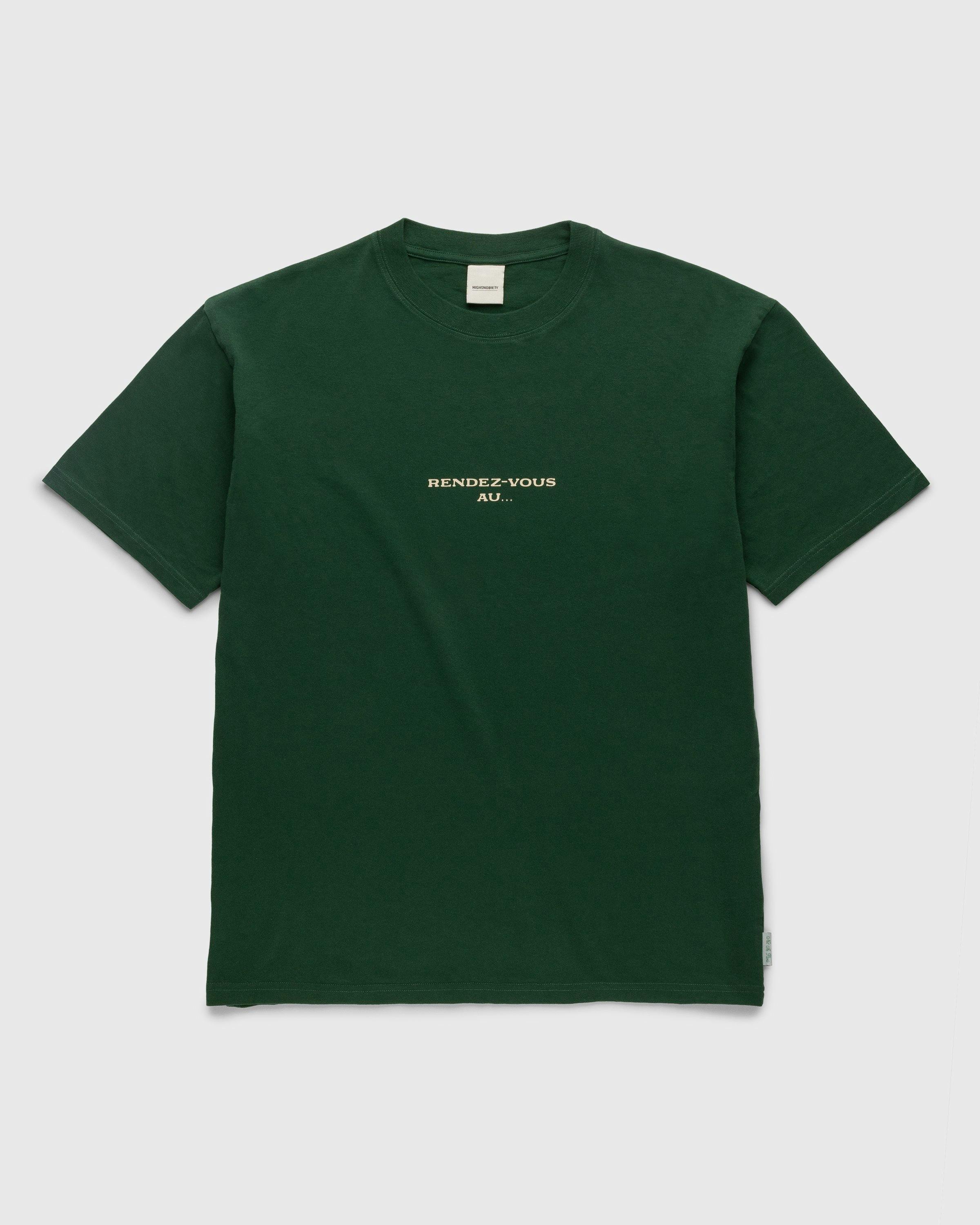 Café de Flore x Highsnobiety - Not In Paris 4 Rendez-vous Au T-Shirt Green - Clothing - Green - Image 2