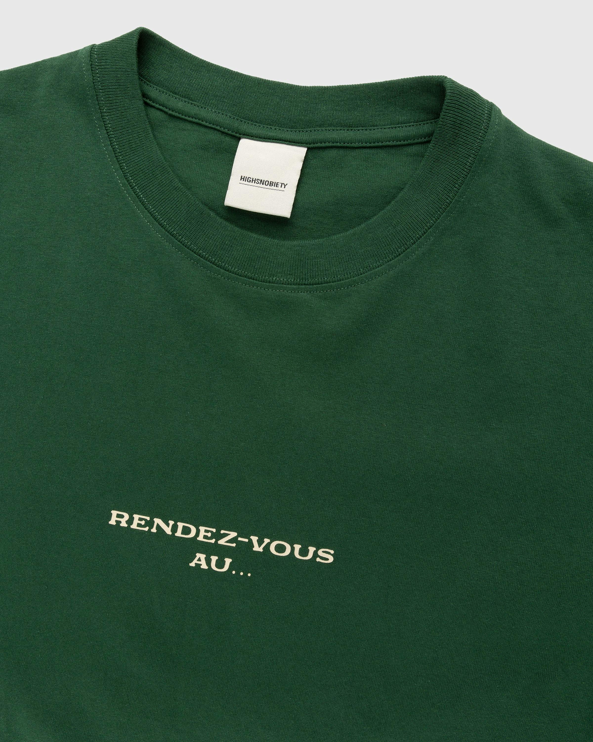 Café de Flore x Highsnobiety - Not In Paris 4 Rendez-vous Au T-Shirt Green - Clothing - Green - Image 5