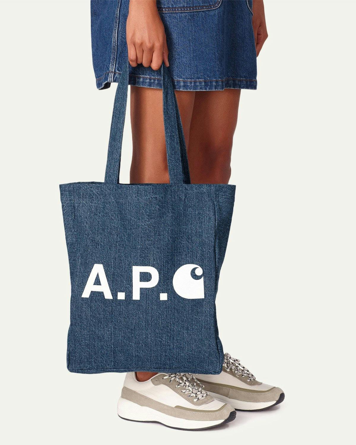 Carhartt WIP x A.P.C. - Alan Tote Indigo - Accessories - Blue - Image 2