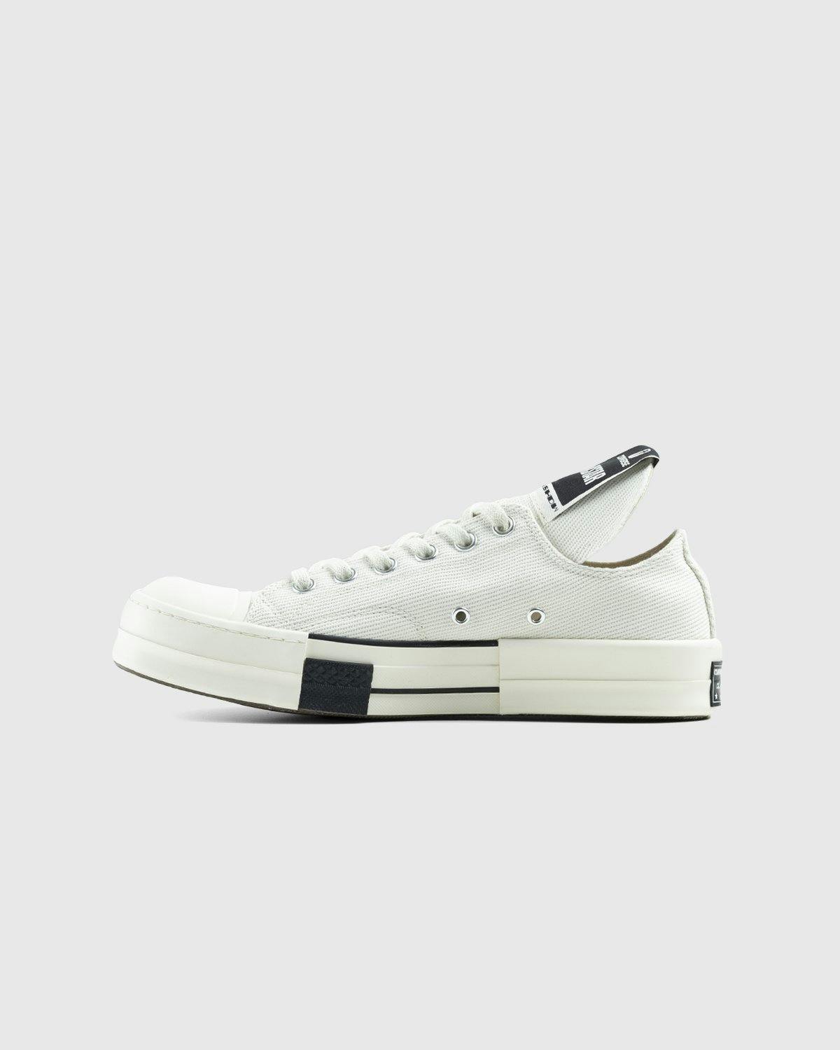 Converse x Rick Owens - DRKSTAR Chuck 70 Ox Lily White/Egret/Black - Footwear - White - Image 2