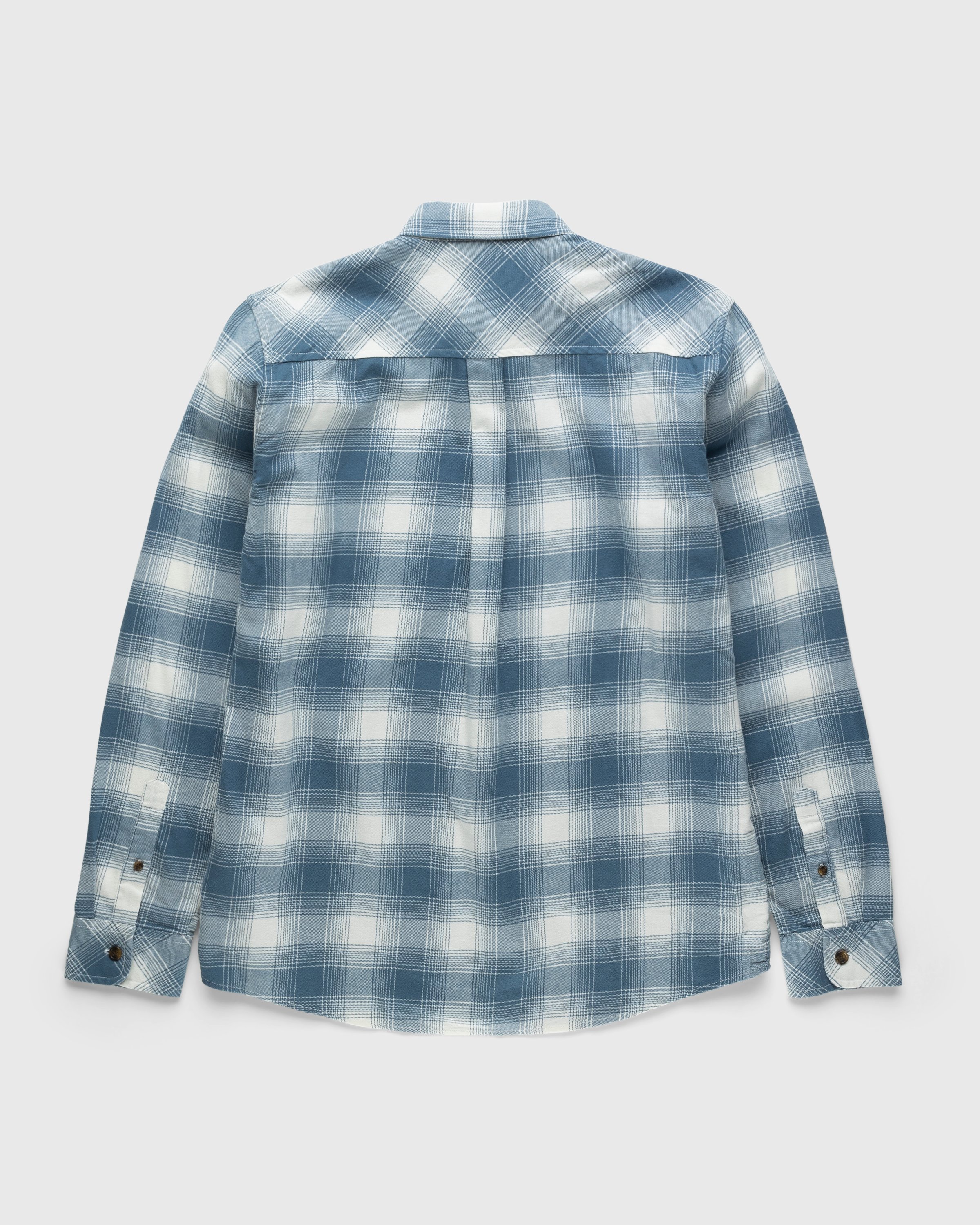 Carhartt WIP - Deaver Flannel Shirt Storm Blue - Clothing - Blue - Image 2