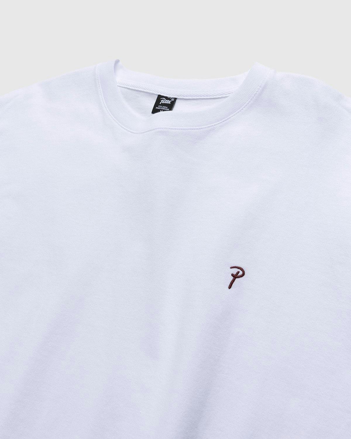 Patta – Basic Script P T-Shirt White | Highsnobiety Shop