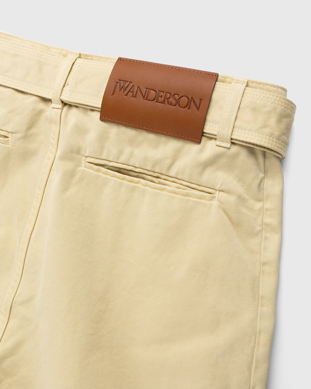 J.W. Anderson - Strawberry Chino Shorts Natural/Red - Clothing - Beige - Image 3
