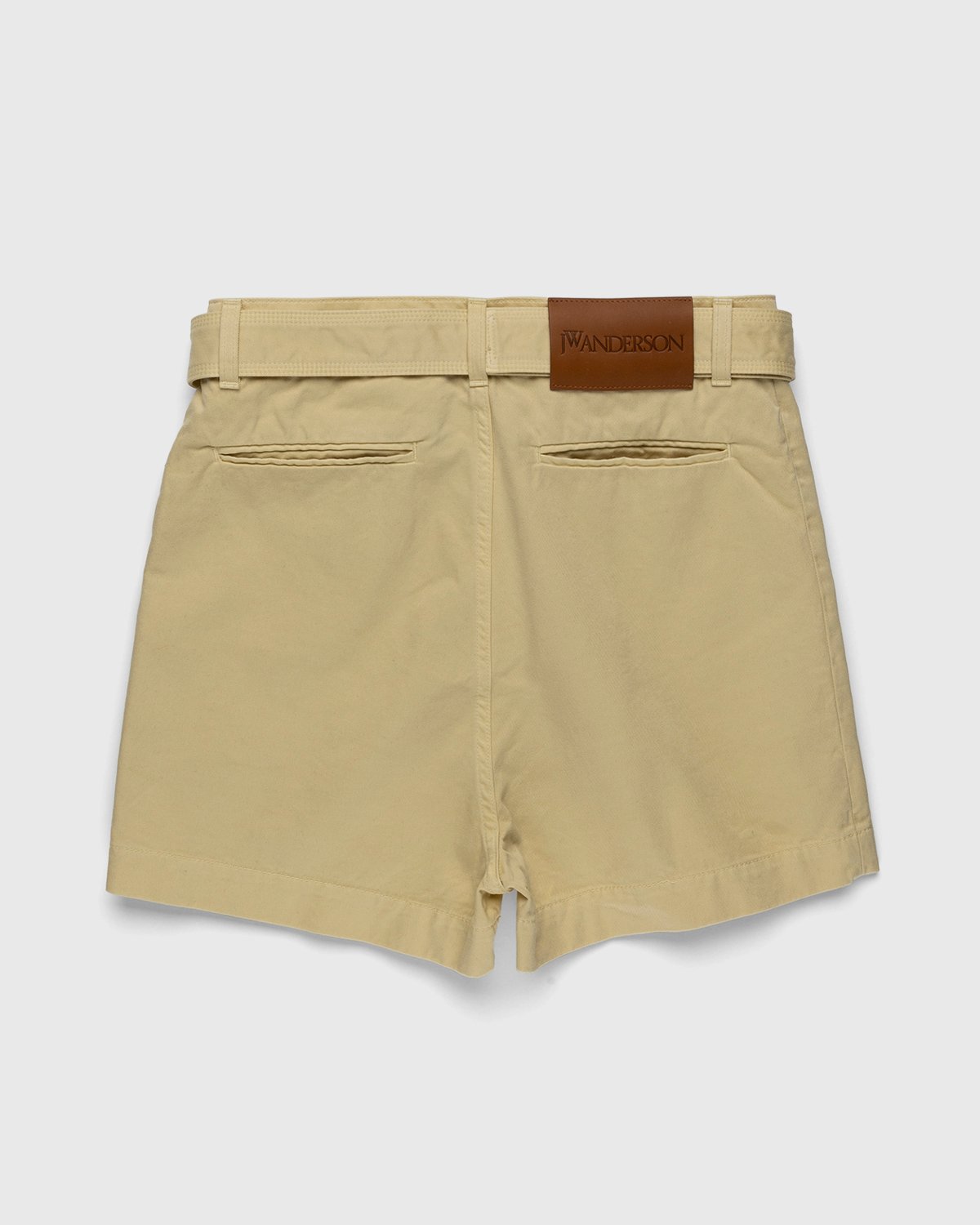 J.W. Anderson - Strawberry Chino Shorts Natural/Red - Clothing - Beige - Image 2