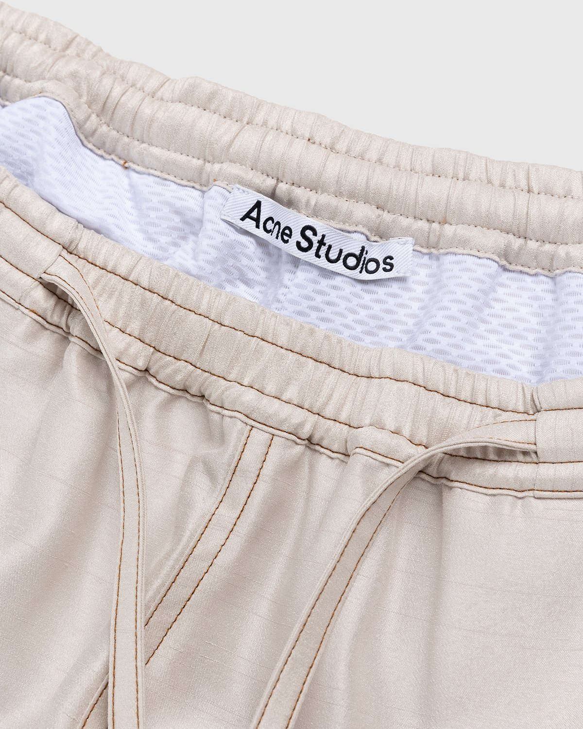 Acne Studios - Drawstring Shorts Light Beige - Clothing - Beige - Image 6