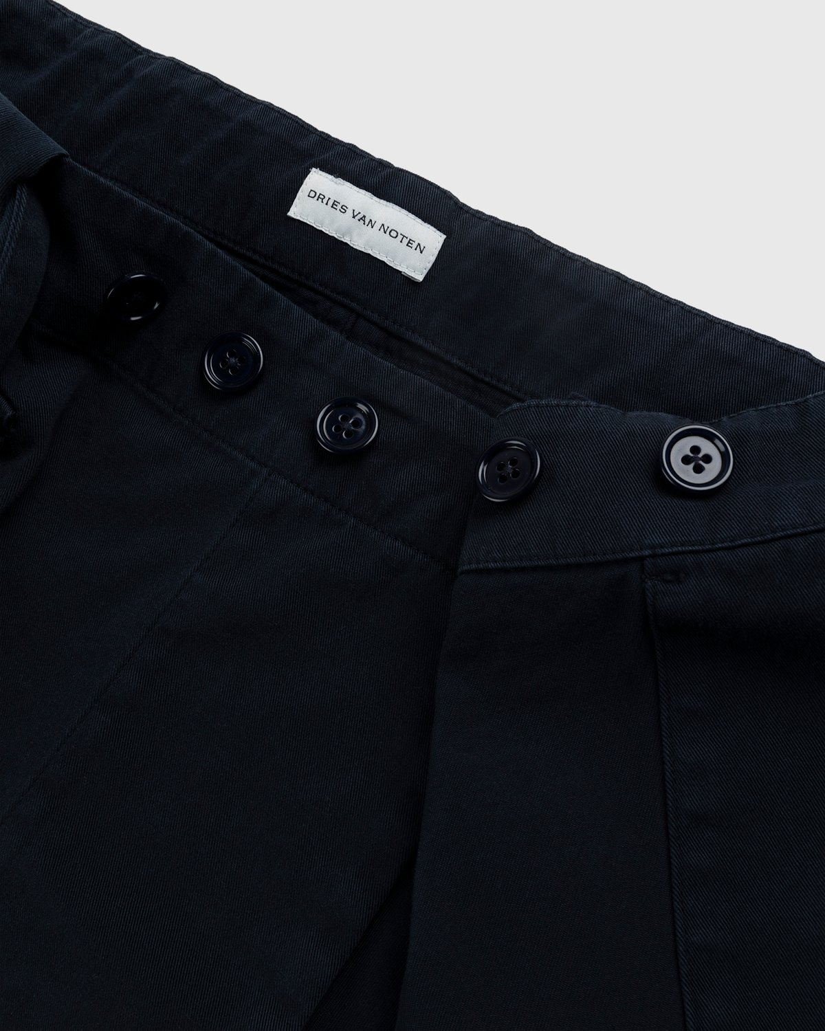 Dries van Noten - Parren Belted Wrap Navy - Clothing - Blue - Image 6