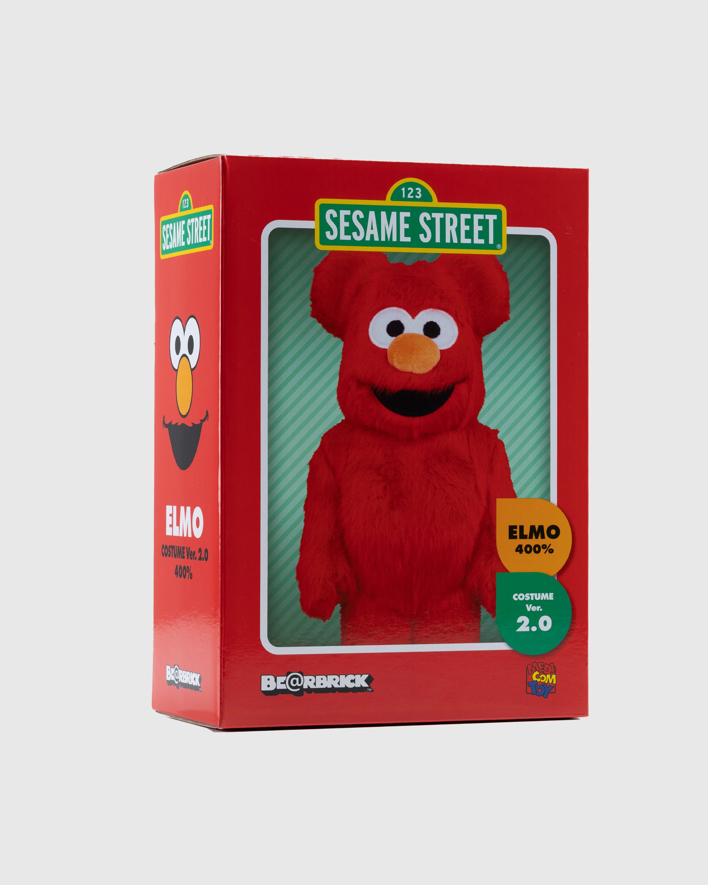 Medicom - Be@rbrick Elmo Costume Version 2 400% Red - Lifestyle - Red - Image 4
