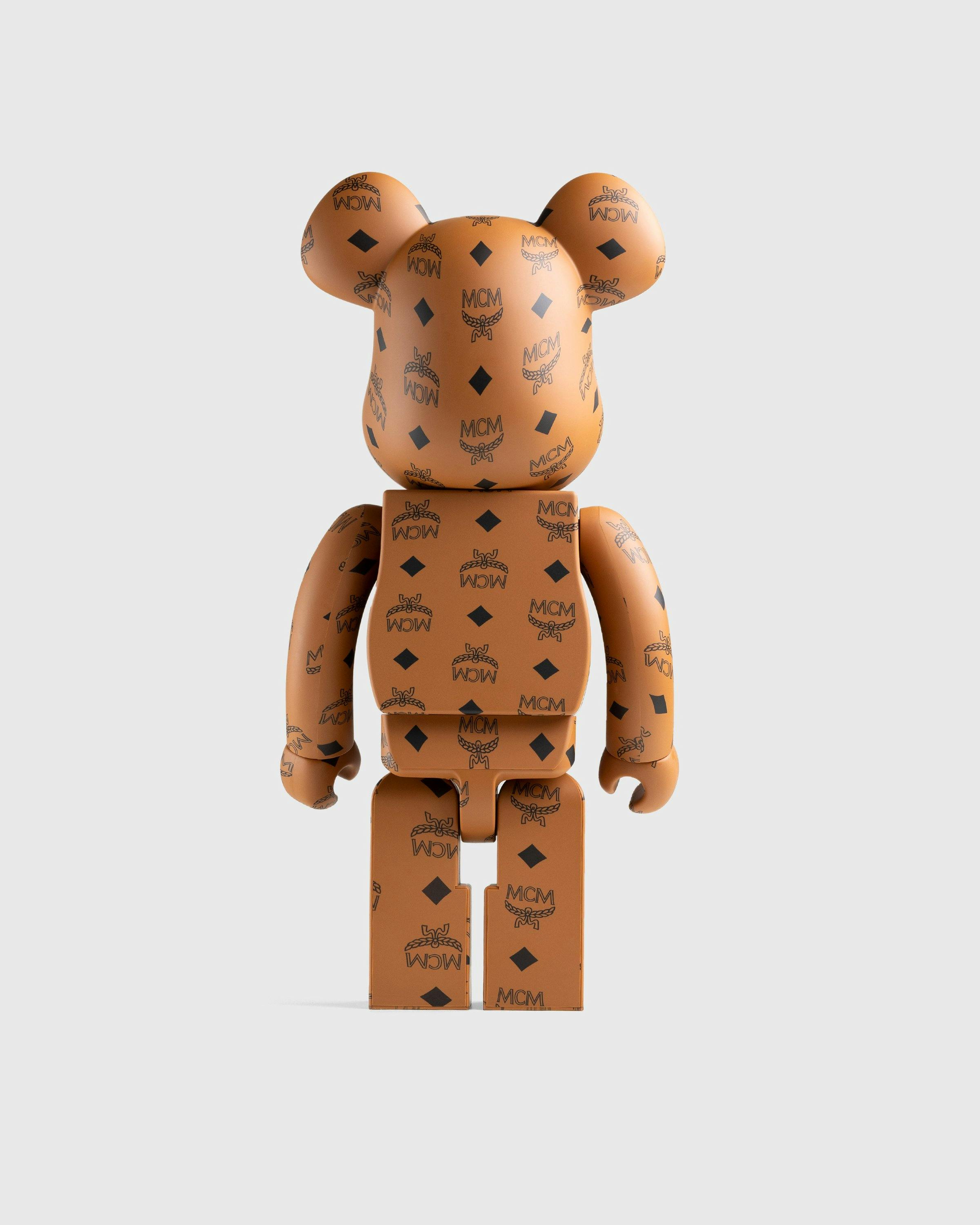 Medicom x MCM - MCM Be@rbrick Cognac 1000% - Lifestyle - Black - Image 3