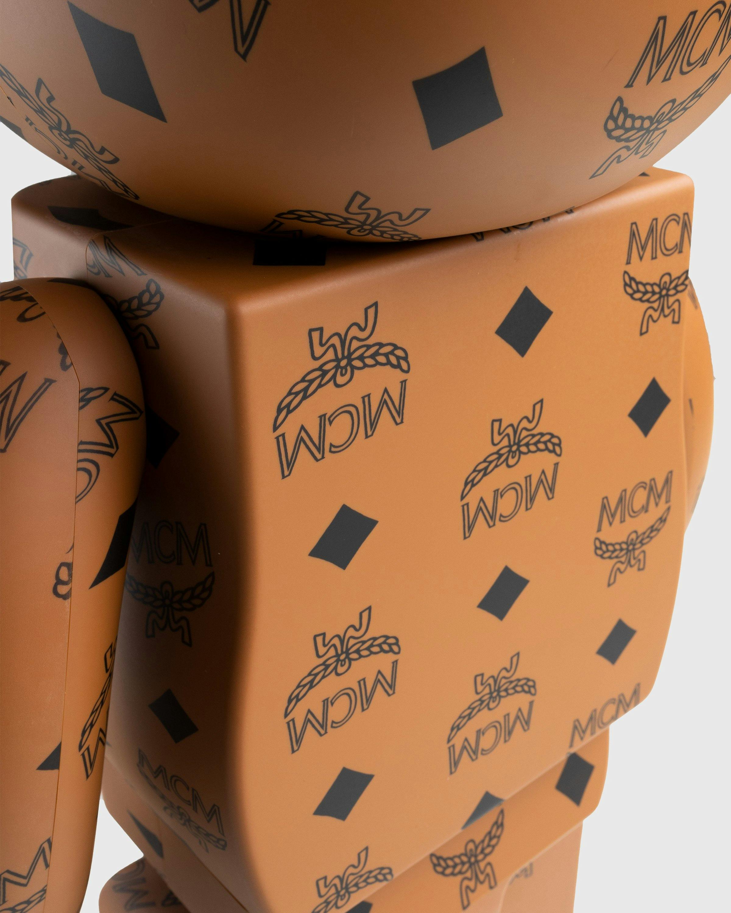 Medicom x MCM - MCM Be@rbrick Cognac 1000% - Lifestyle - Black - Image 5