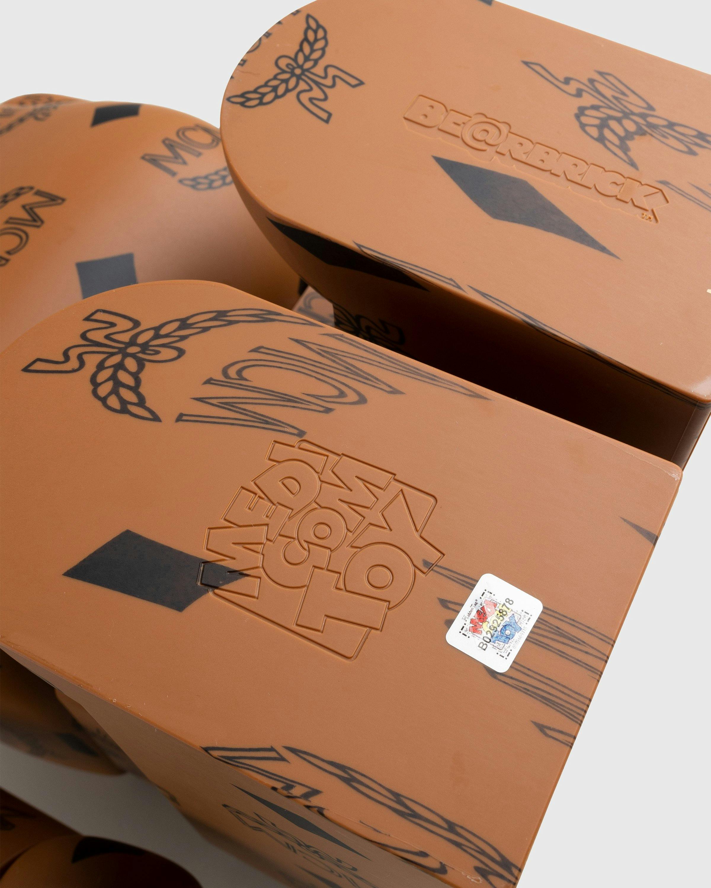 Medicom x MCM - MCM Be@rbrick Cognac 1000% - Lifestyle - Black - Image 6